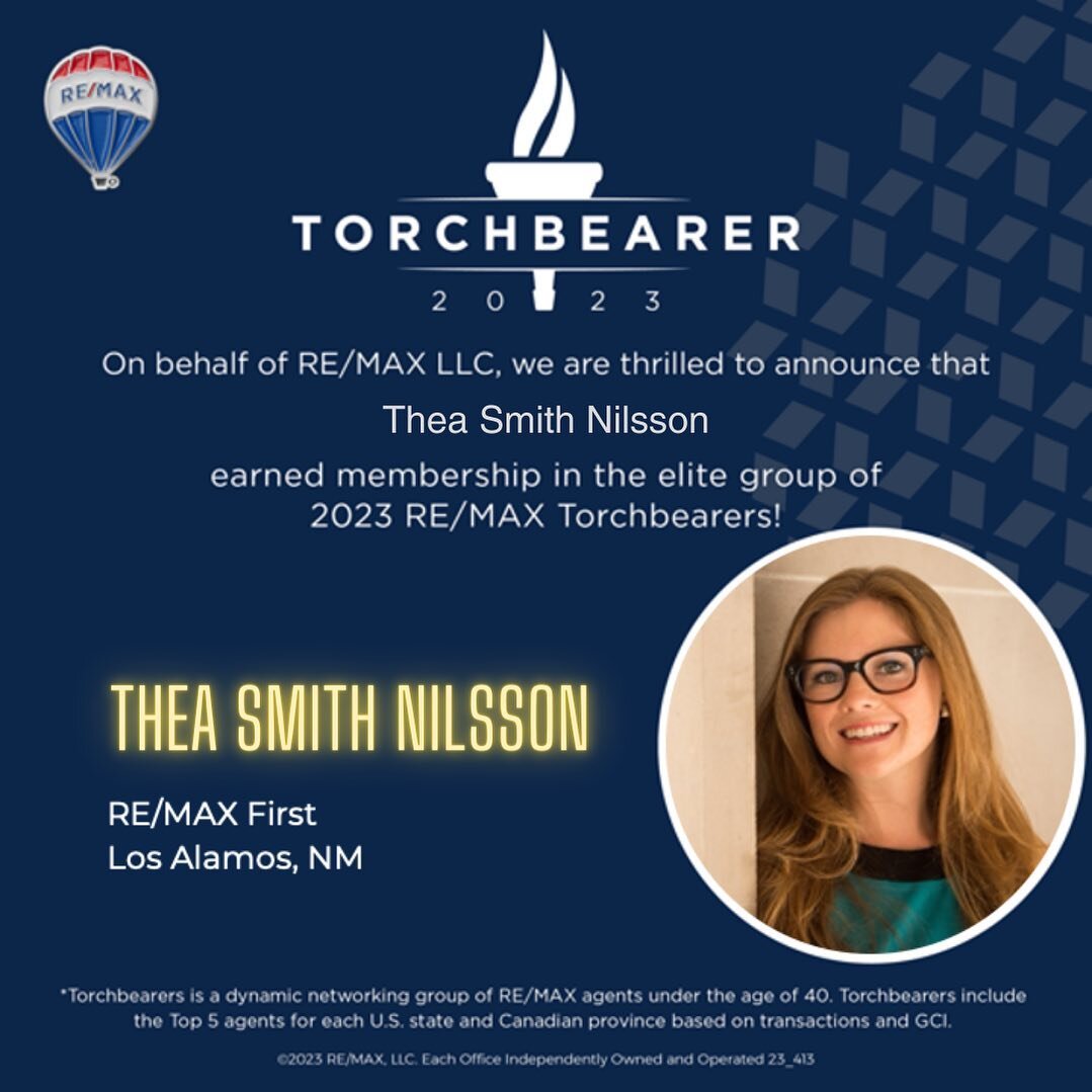 Thank you, @remax!

When I got the call from HQ, the woman on the other end of the phone said, 'Congratulations on being named a 2023 Torchbearer! Now, do you know what that means?' In fact, I did. I have secretly always wanted to be on a 40 Under 40