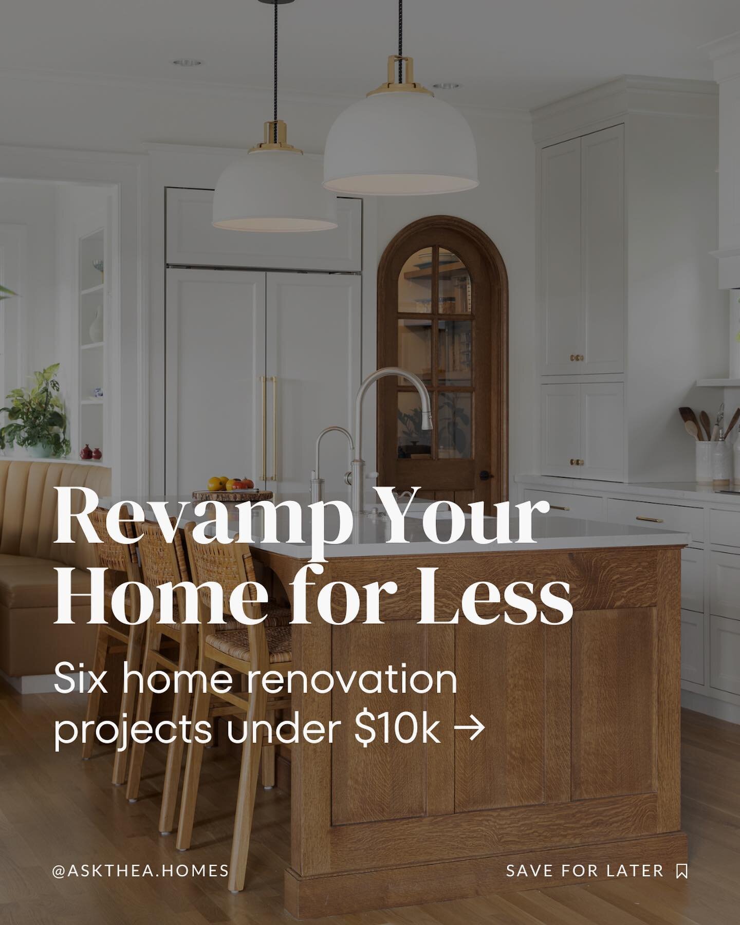 Want to add value to your home? These high-ROI renovations are the way to go.

Swipe to see the latest home reno projects that will elevate your ROI and give your home the modern upgrade it deserves. (Spoiler alert: It's all about curb appeal.)