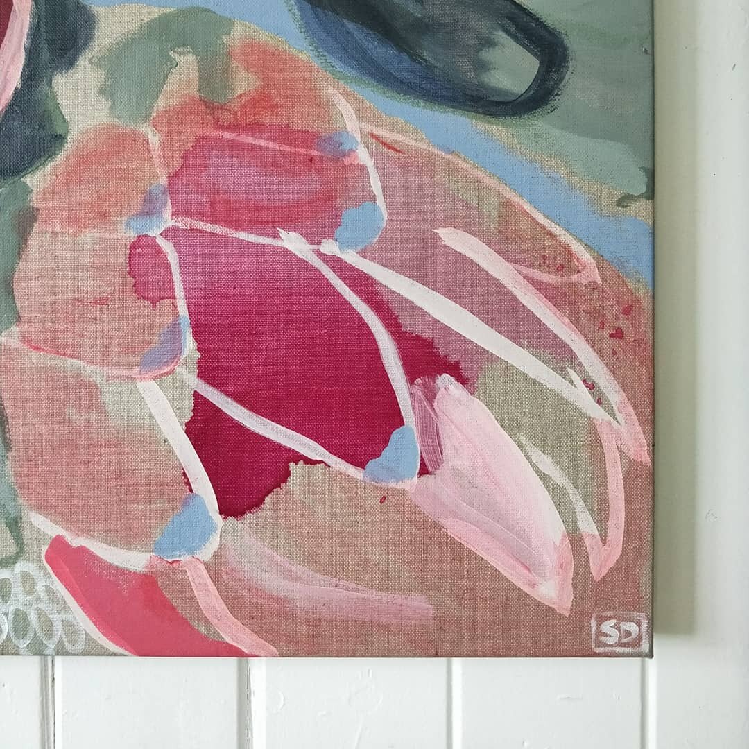I just finished this bunch of prettiness yesterday... had a Zoom meeting late last night... put this in my office, and absolutely love it! 

Can't help smiling at big pink flowers! 

#pinkflowers #australianartist #brisbaneliving #brisbaneinteriordes