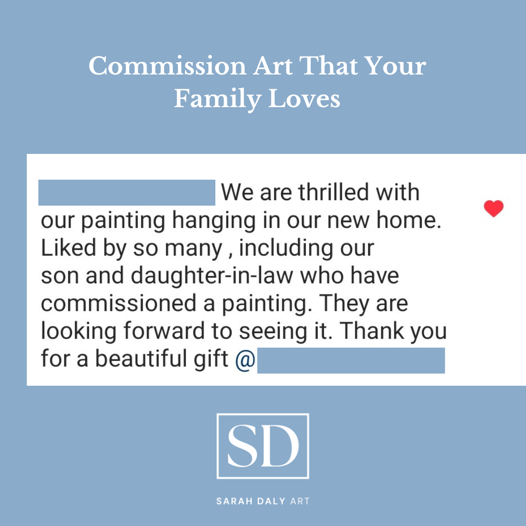 6 Steps to Commission Art — Sarah Daly Art Beautiful Commission Art