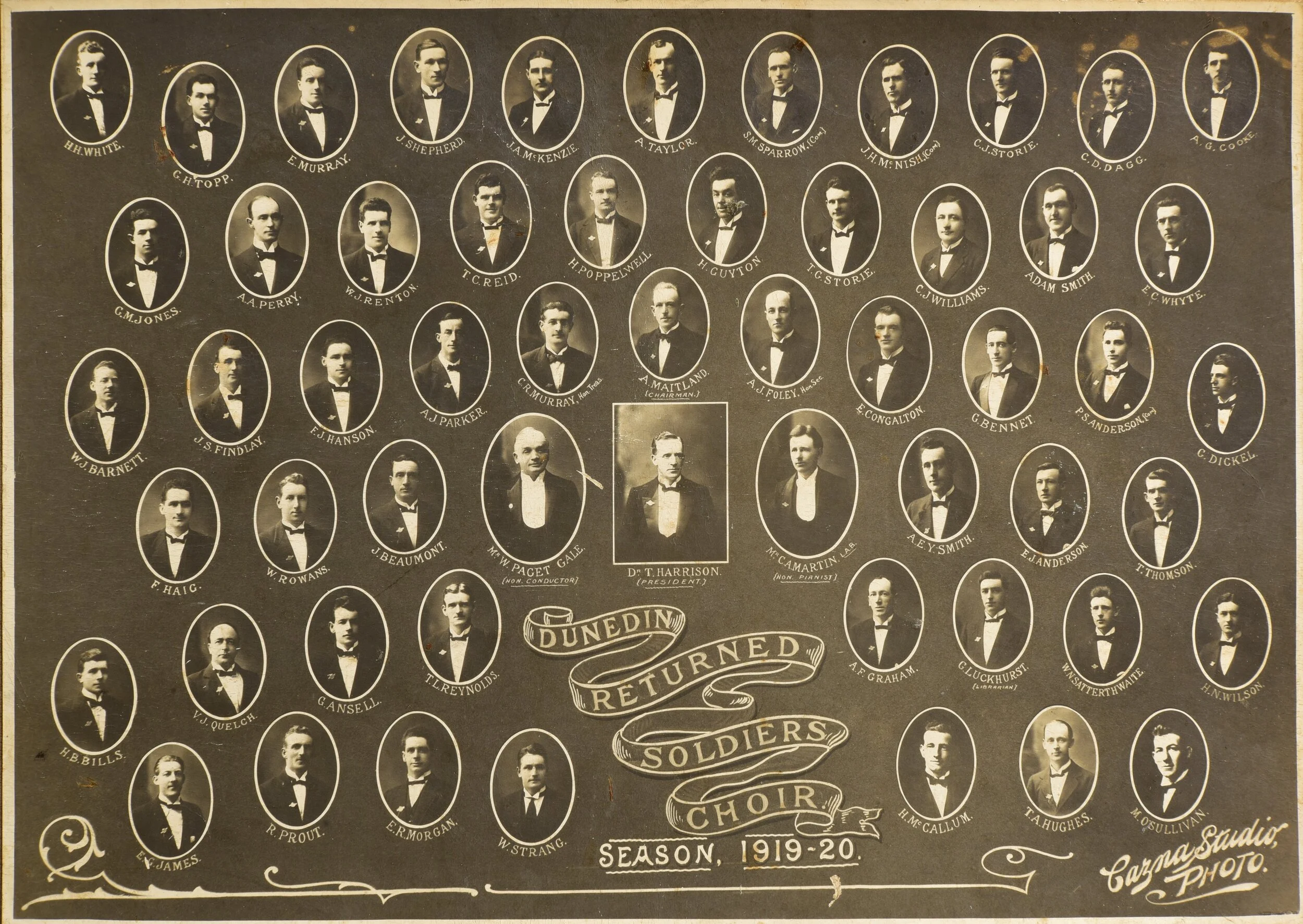 The 1919-20 Choir Picture