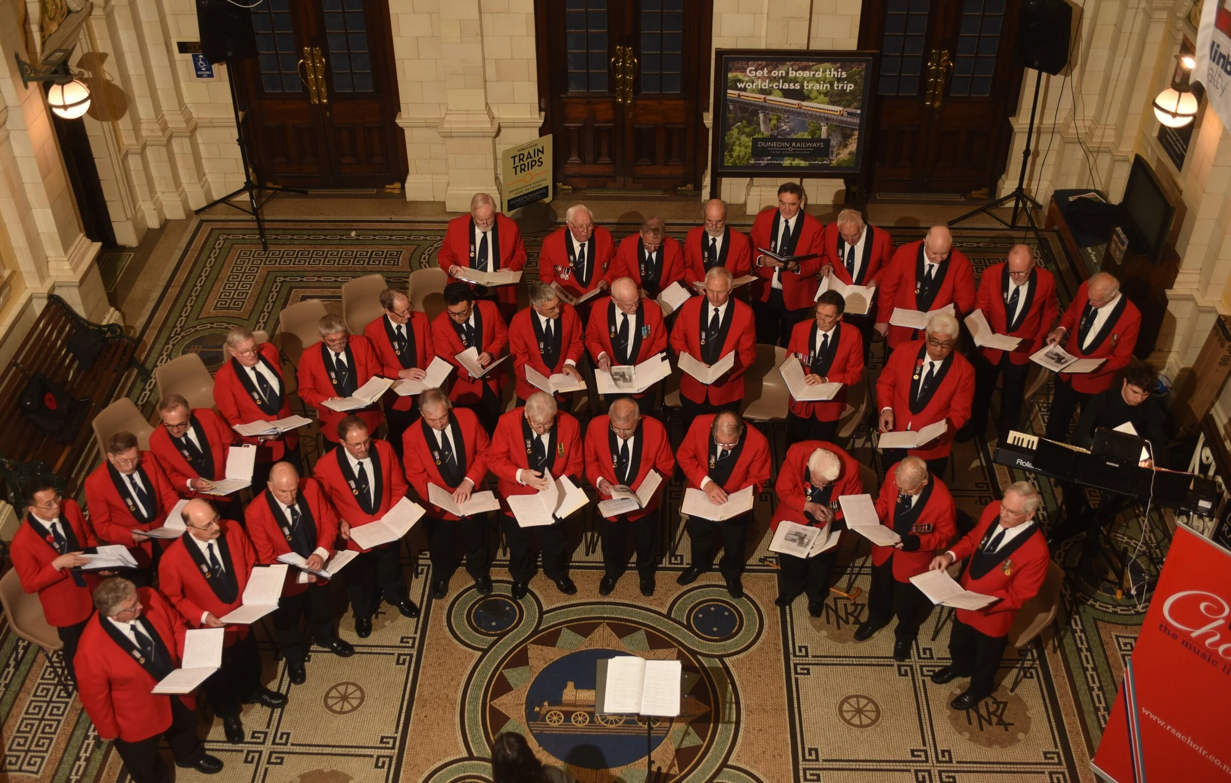 Singing in the Dunedin Railway Station - Edinburgh Arts Awards 2019