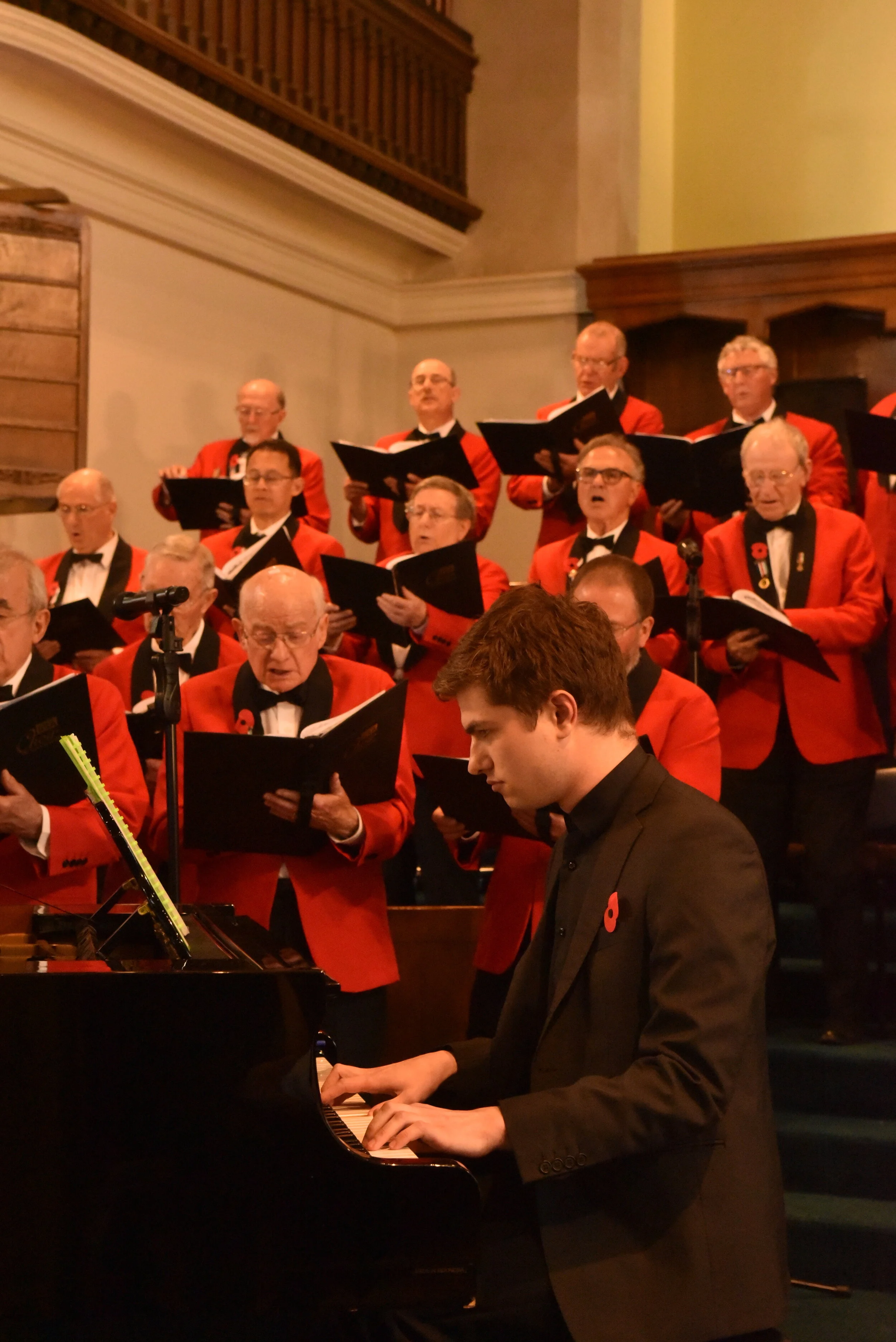 Johnny Mottershead on the piano.
