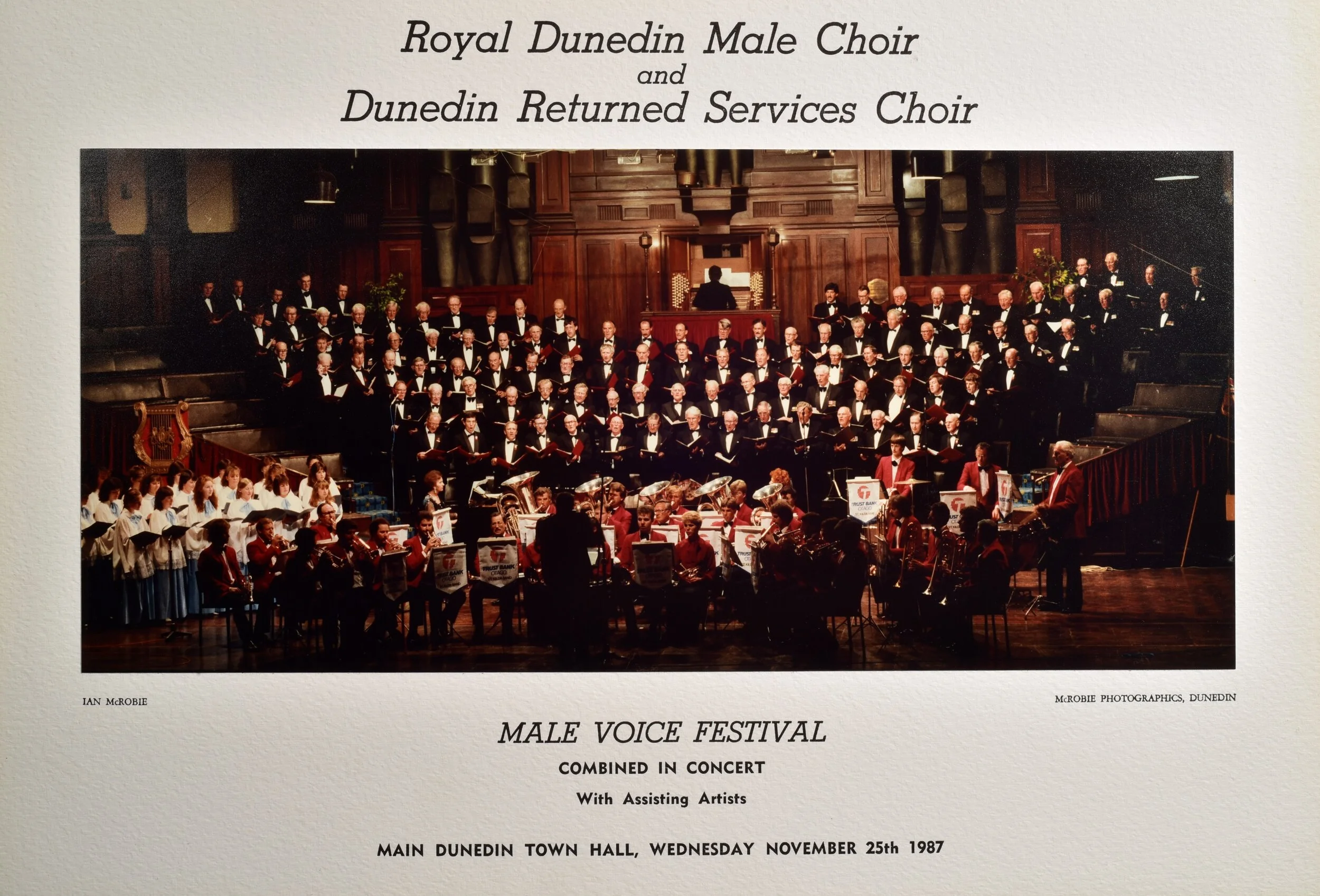 1987 Dunedin RSA Choir & Royal Dunedin Male Choir - Male Voice Festival