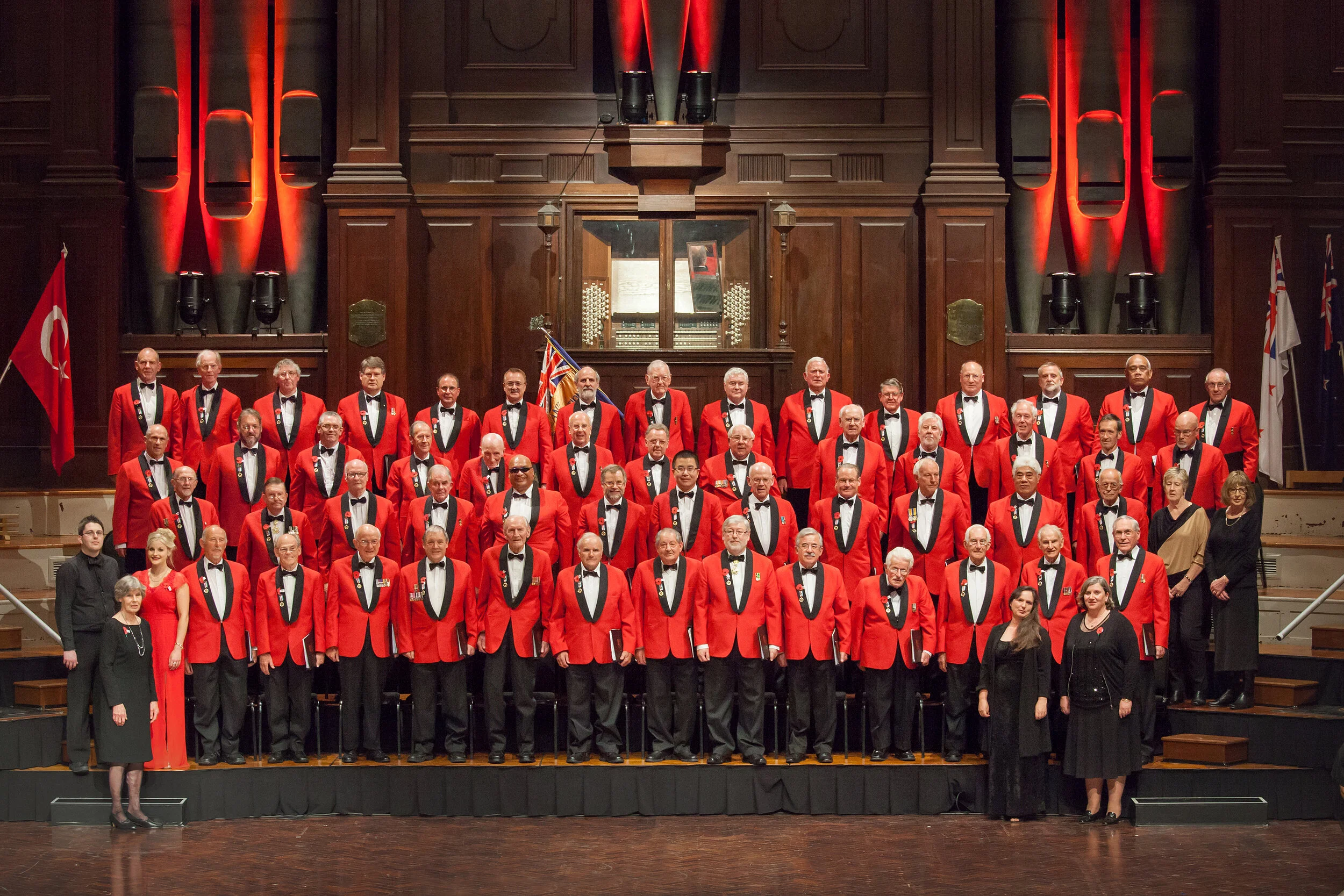2015 ANZAC Revue - with Scholar Sophie Morris and Jimmy McNish’s Granddaughters Judith Lyon, Palmerston North &amp; Pauline Fisher, Napier.
