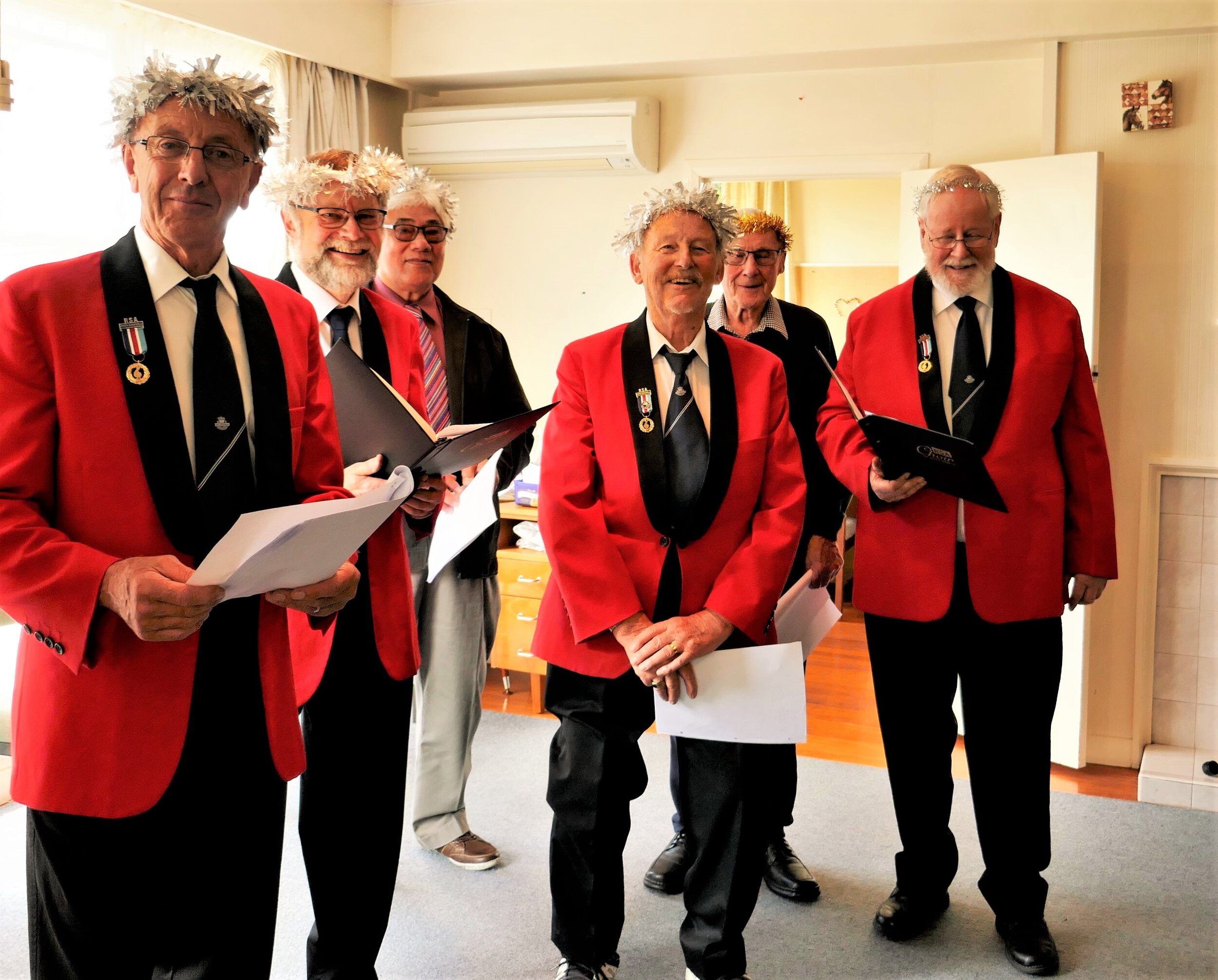 Paul, Otto, Foalima, Peter D., Peter T. and Neil.