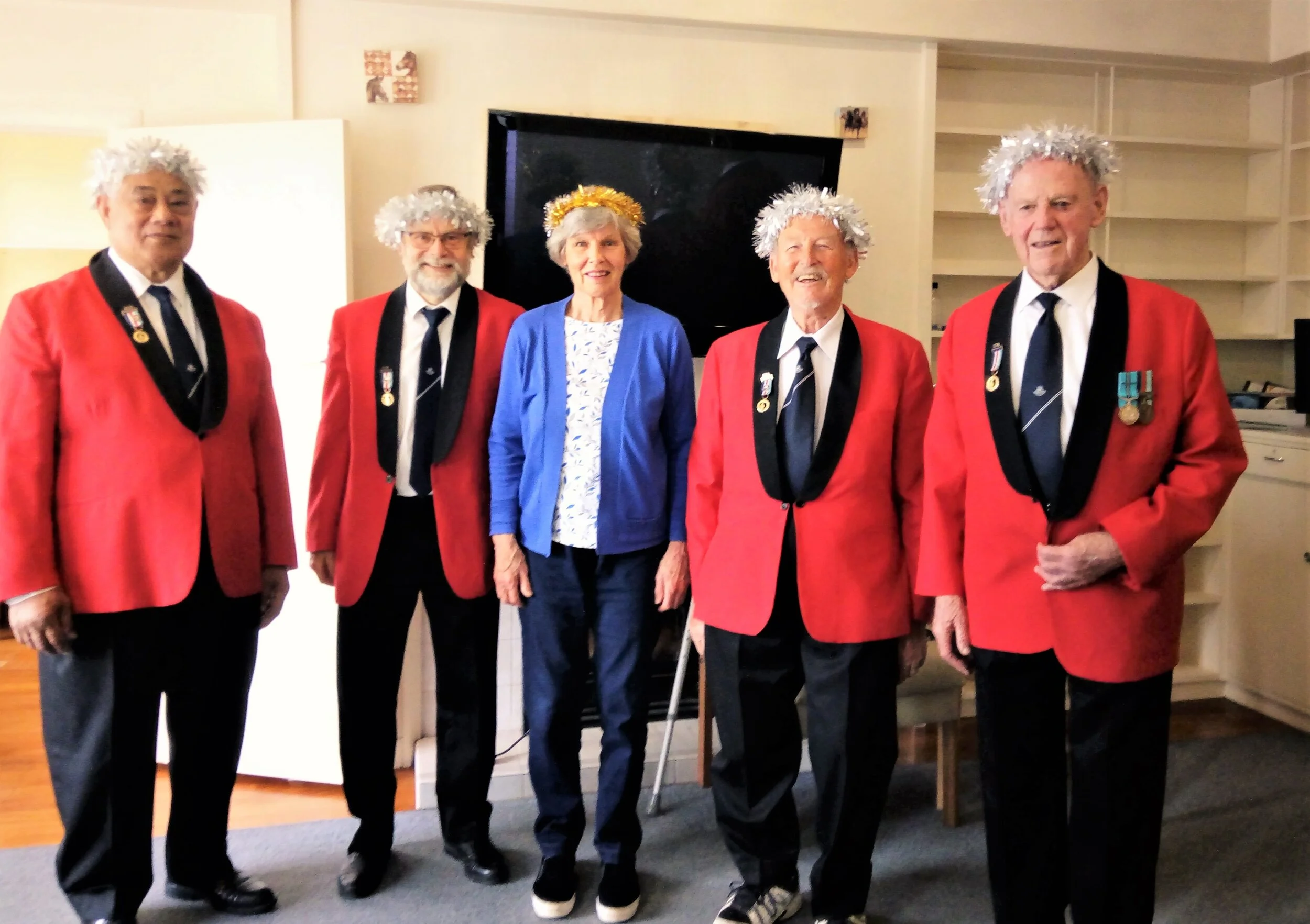 Foalima, Otto, Alison, Peter and Les.