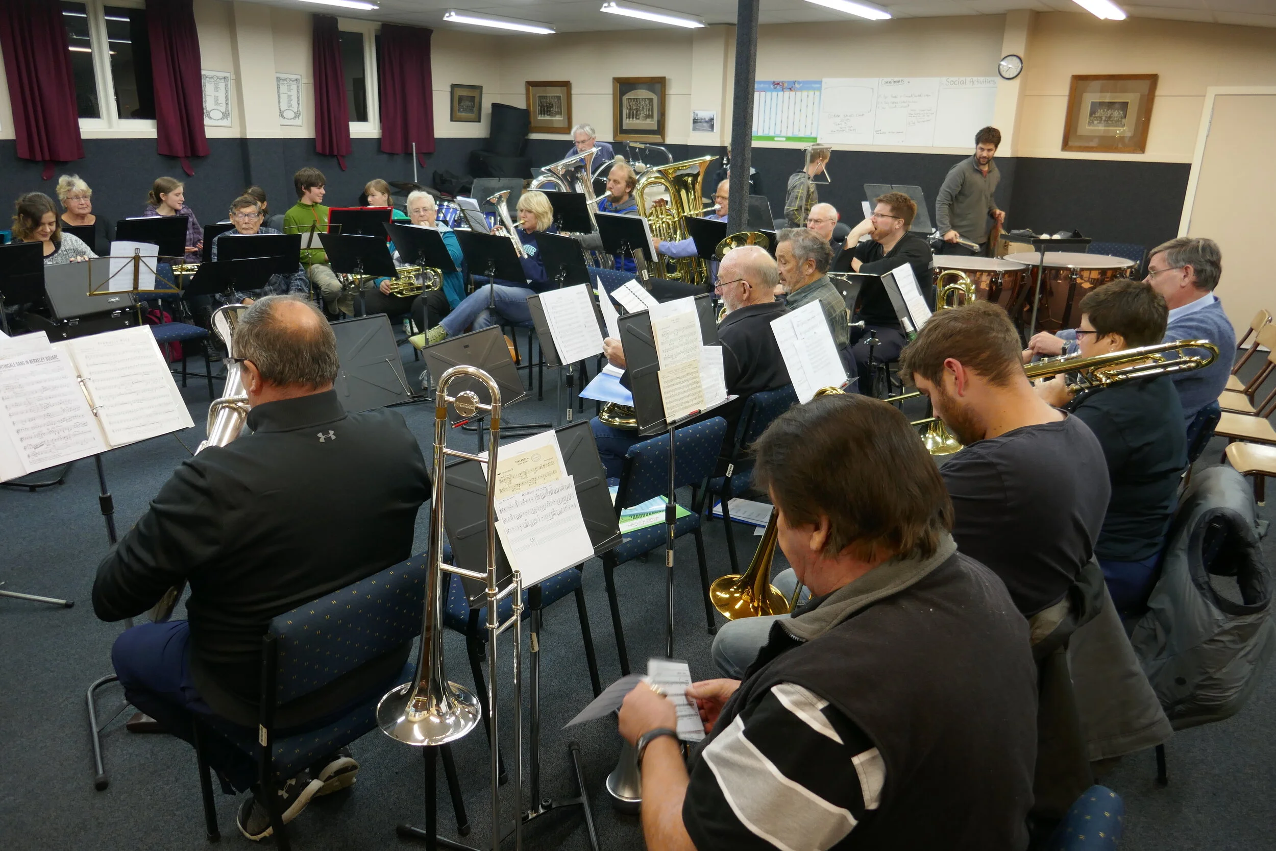 The Brass Band members.