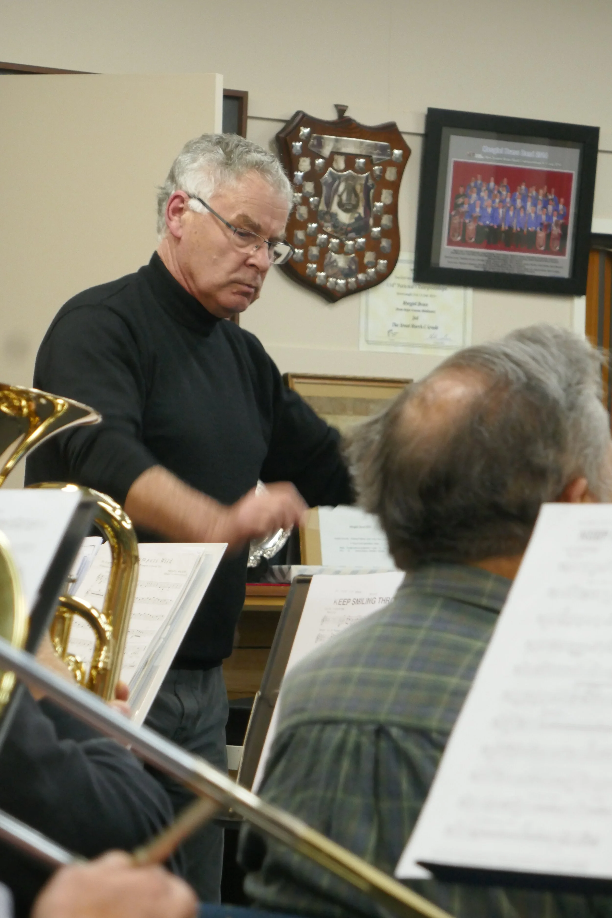 Brass Band conductor Philip Craigie.