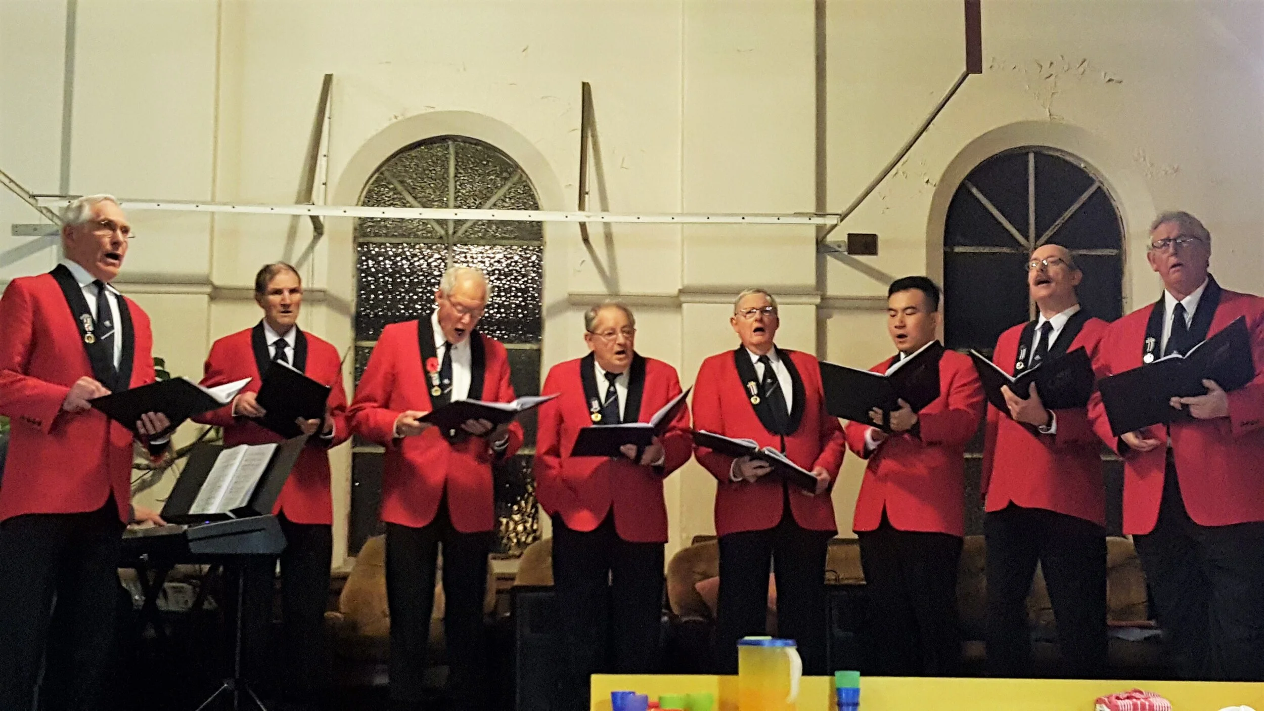 David, Adrian, Ian, David, John, Leo, Peter &amp; Brian.