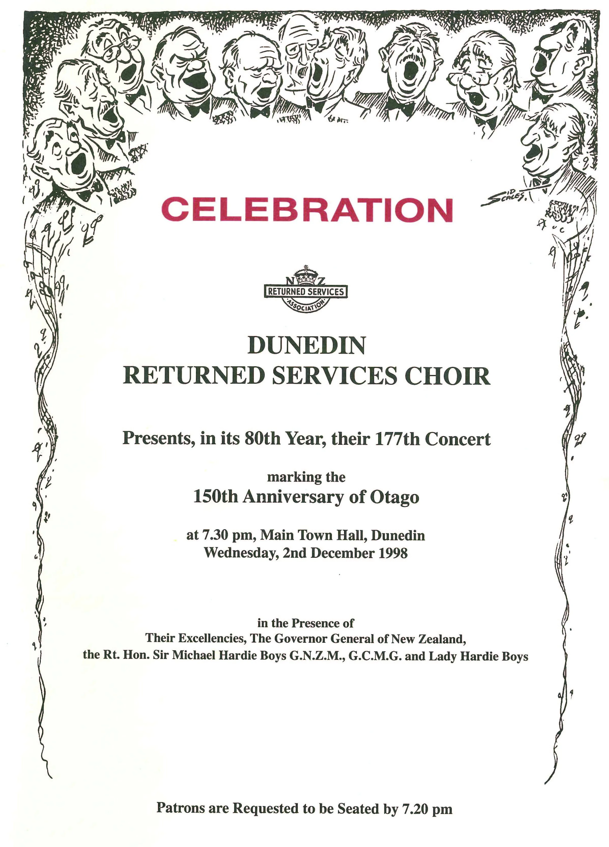 Programme Front Cover