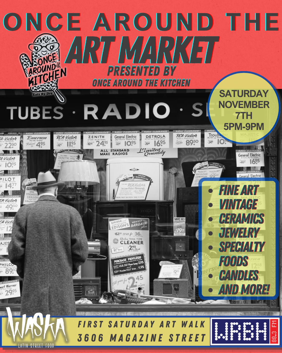 Once Around The Market:  FIRST SATURDAY ART WALK