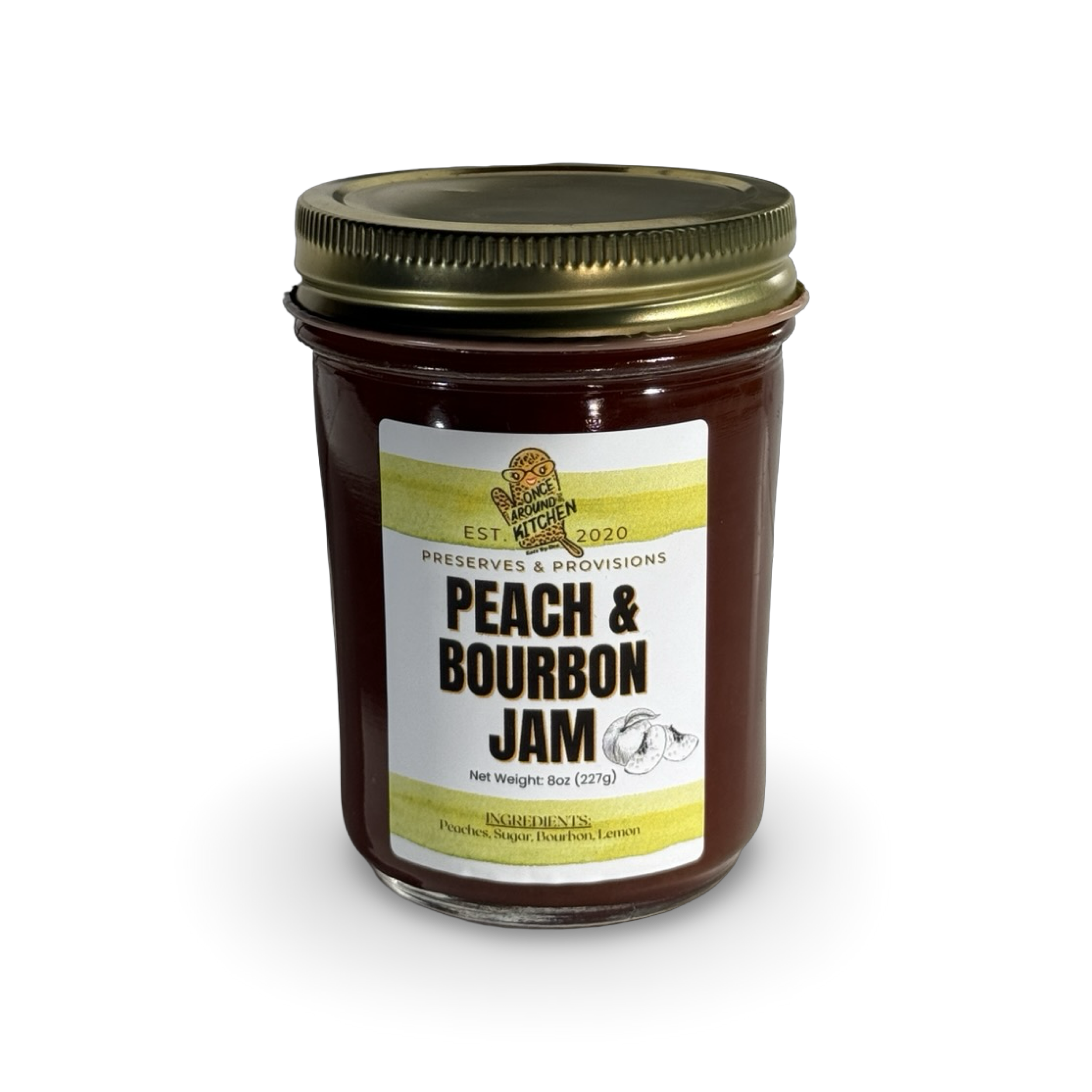 Peach & Bourbon Jam 8oz
