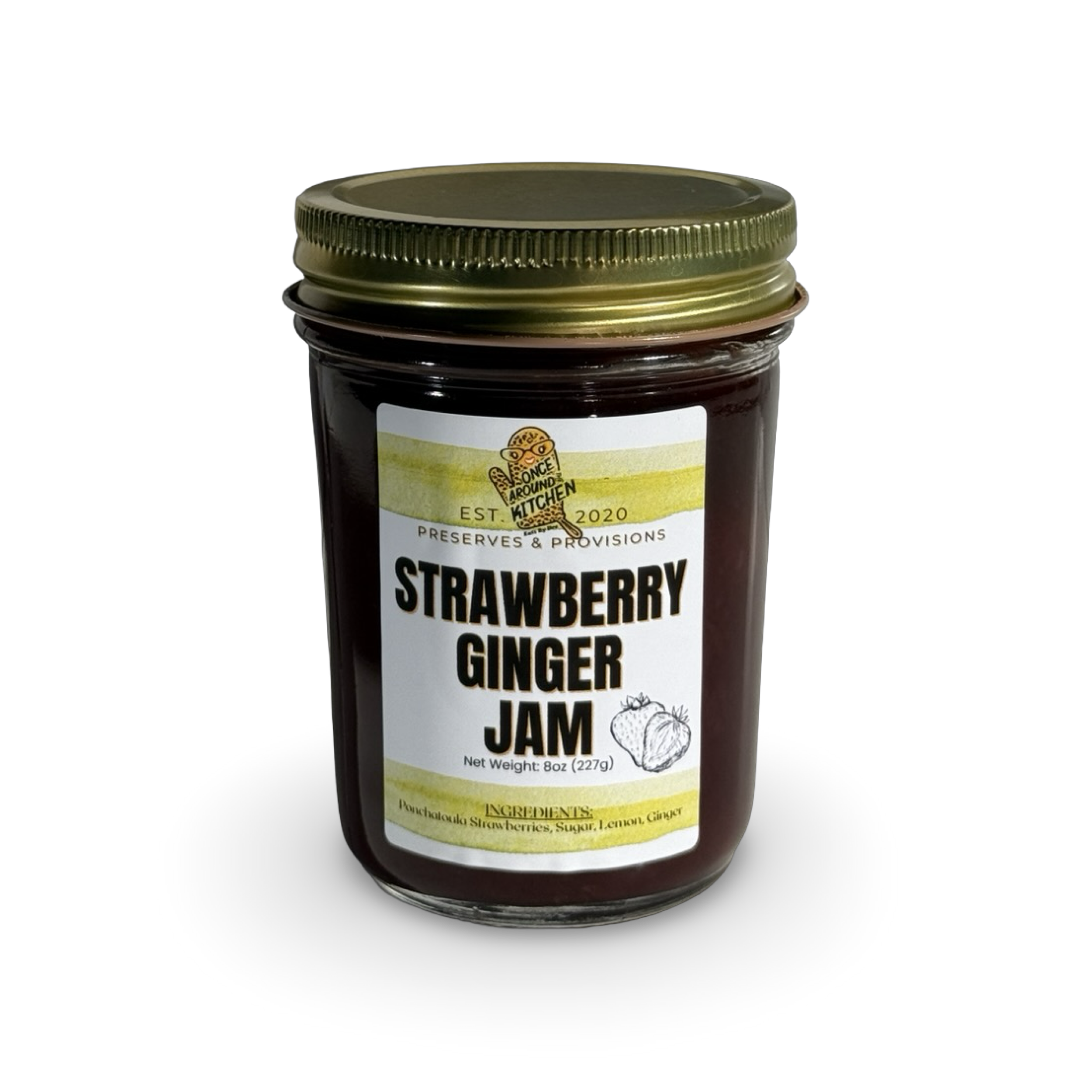 Strawberry Ginger Jam 8oz