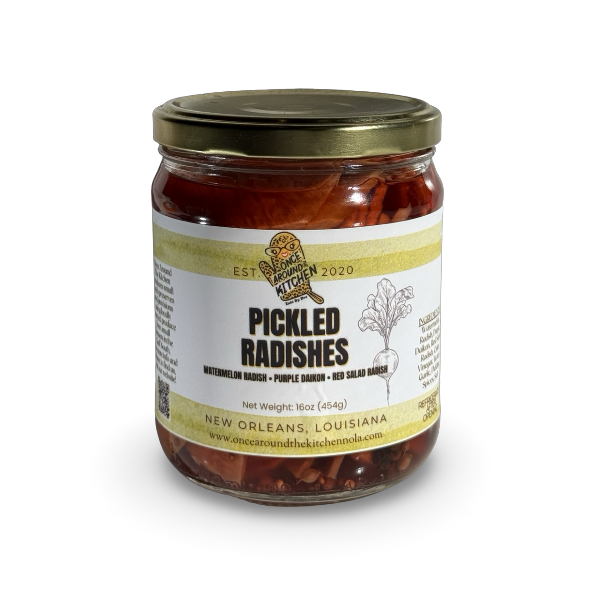 Pickled Radishes 16oz