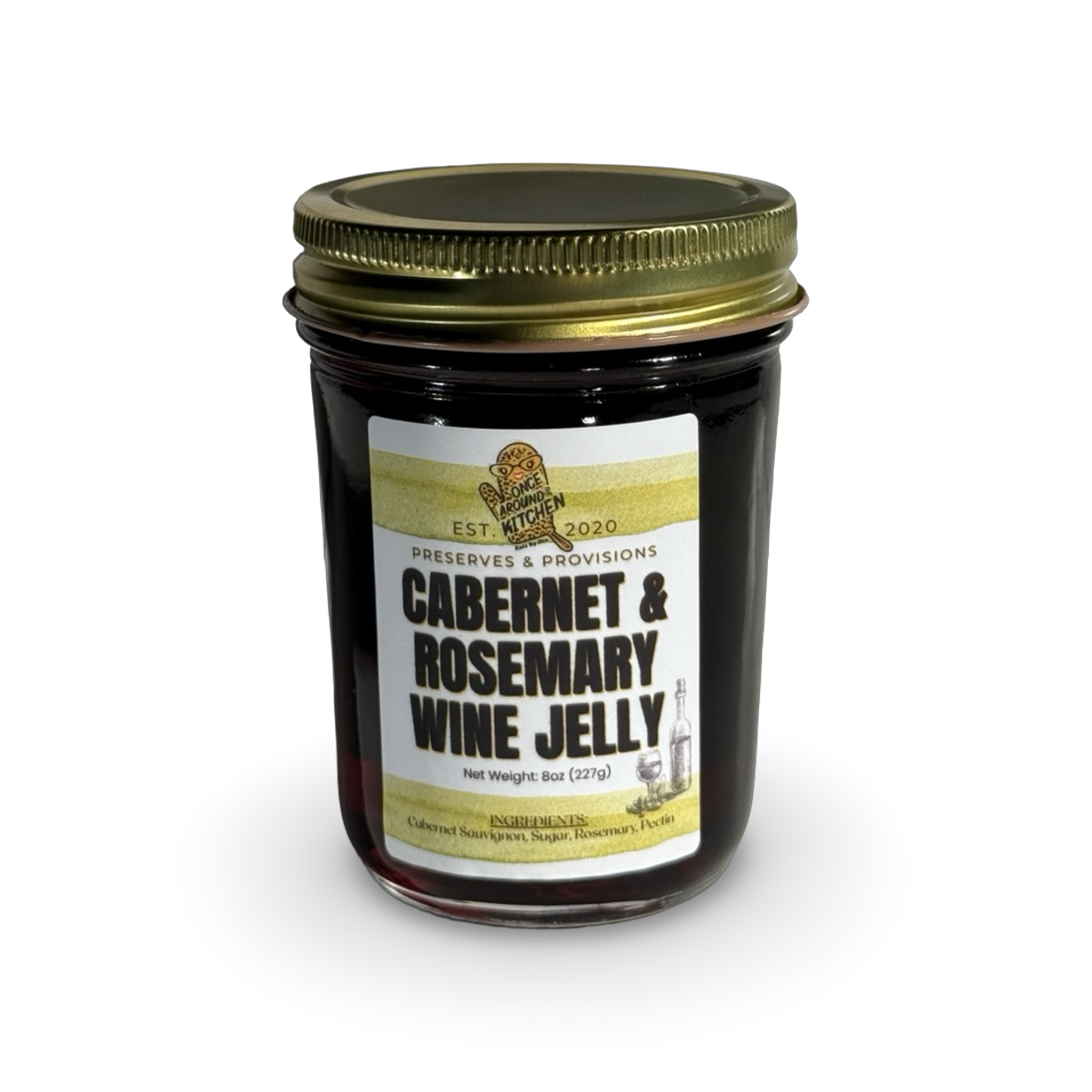 Cabernet & Rosemary Wine Jelly 8oz
