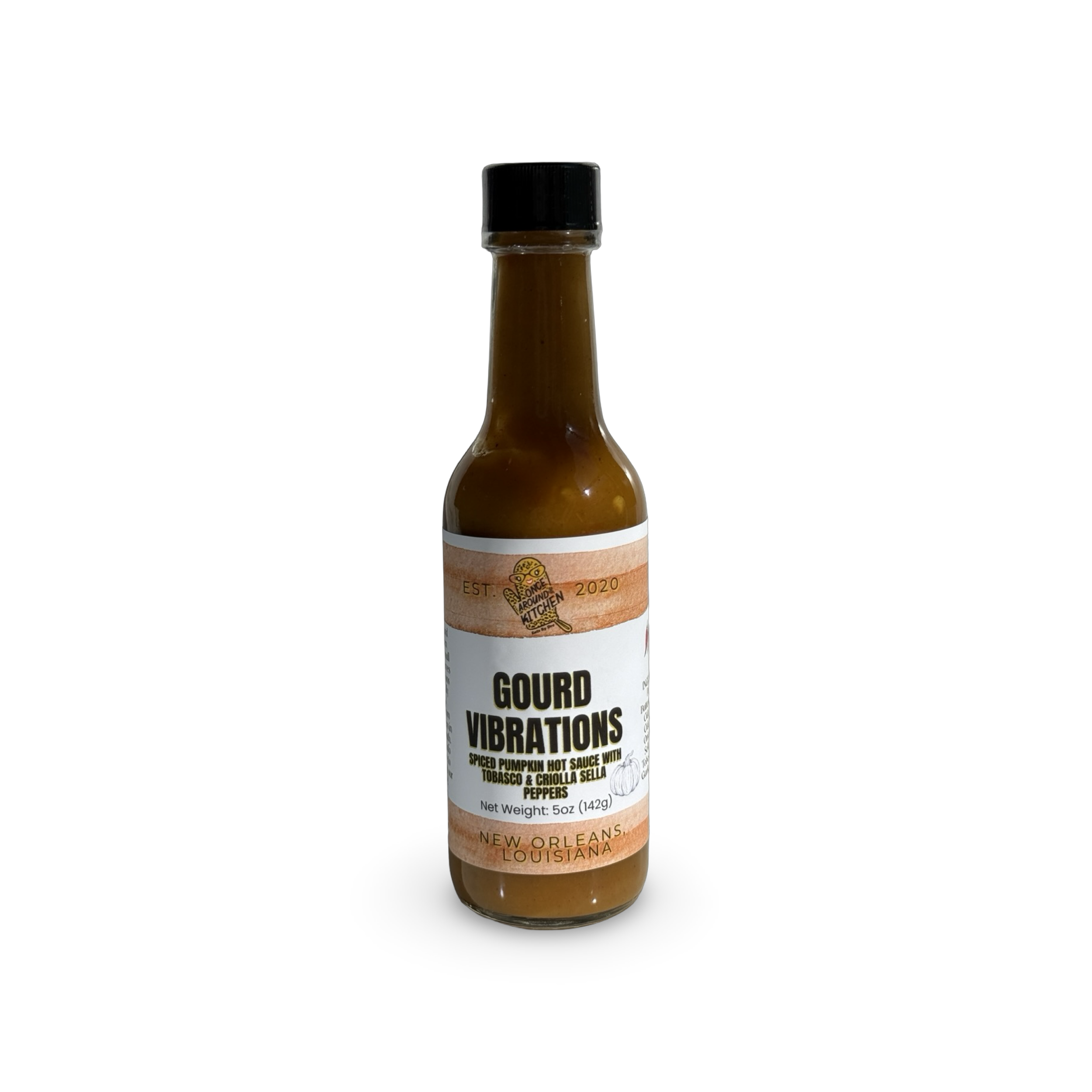 Gourd Vibrations Hot Sauce 5oz