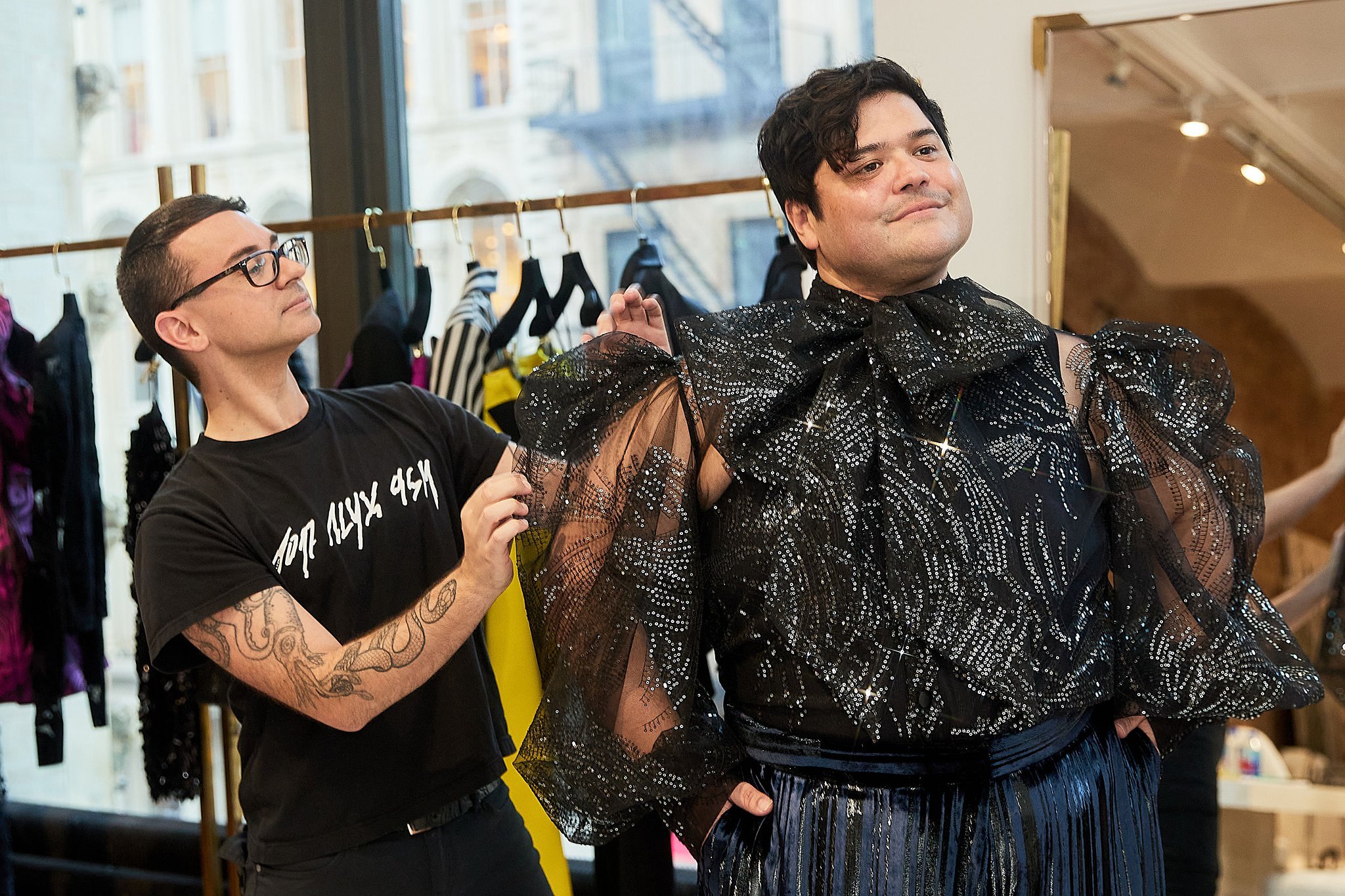 Harvey Guillén & Christian Siriano, 2023