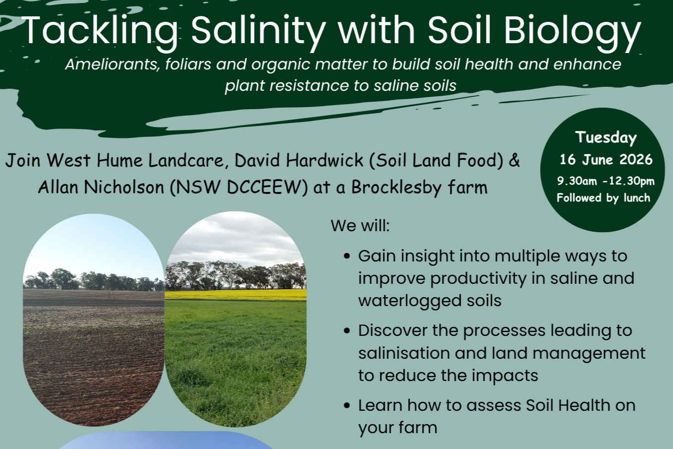 Tackling Salinity with Soil Biology