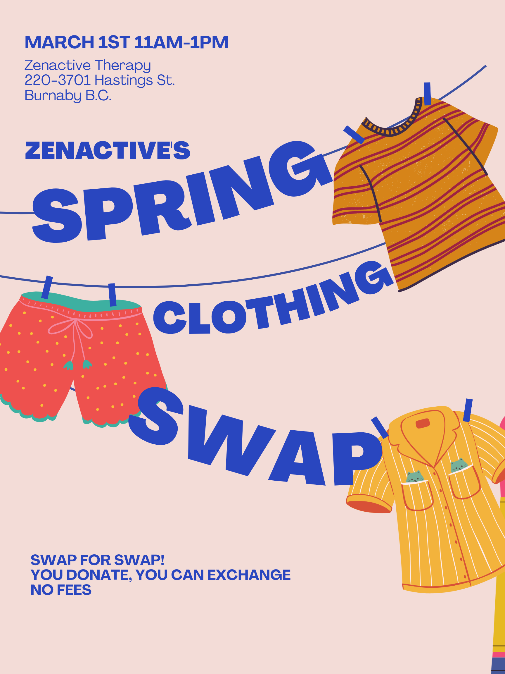 Clothing Swap! Spring Cleaning!