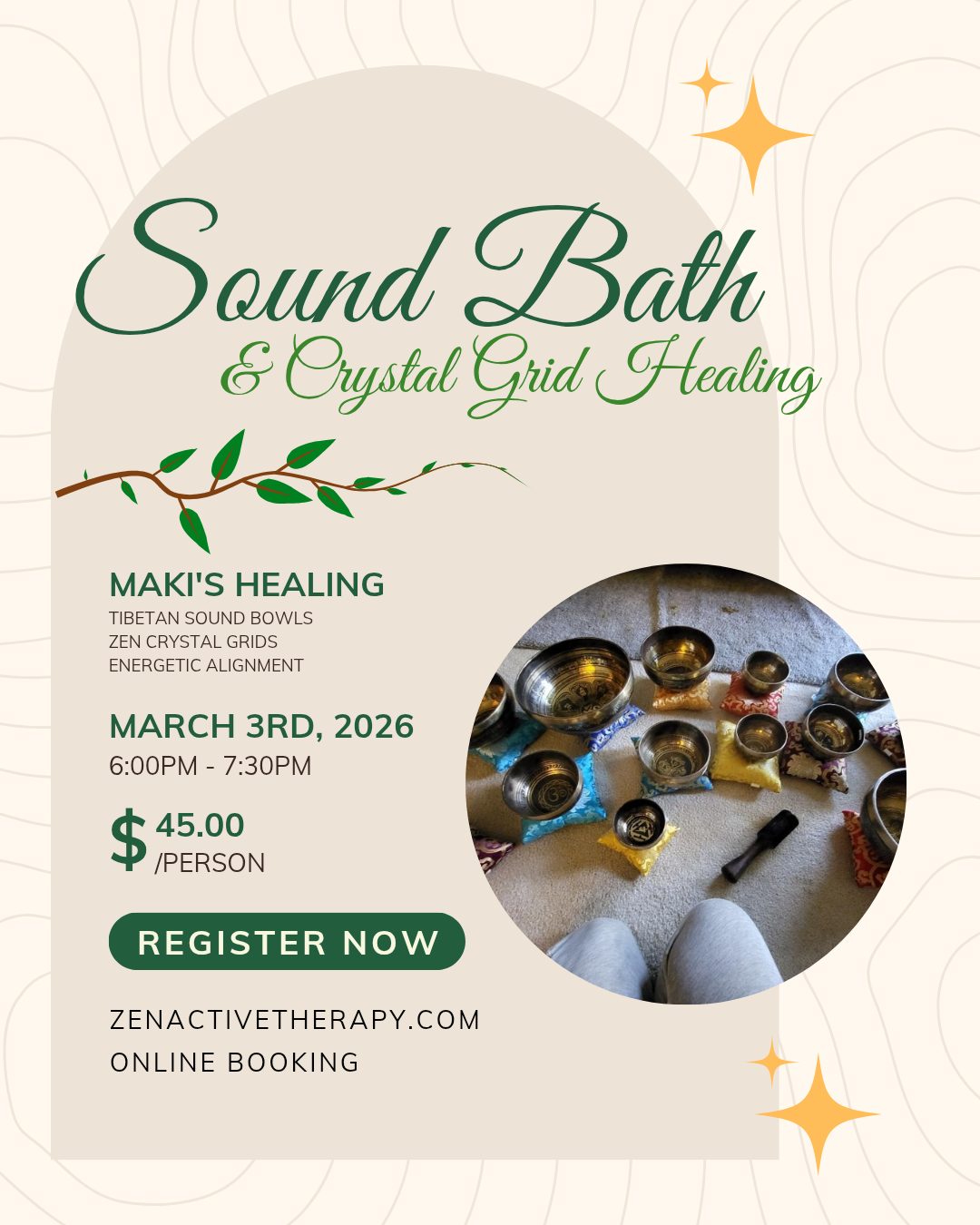 Sound Bath &amp; Crystal Grid Healing