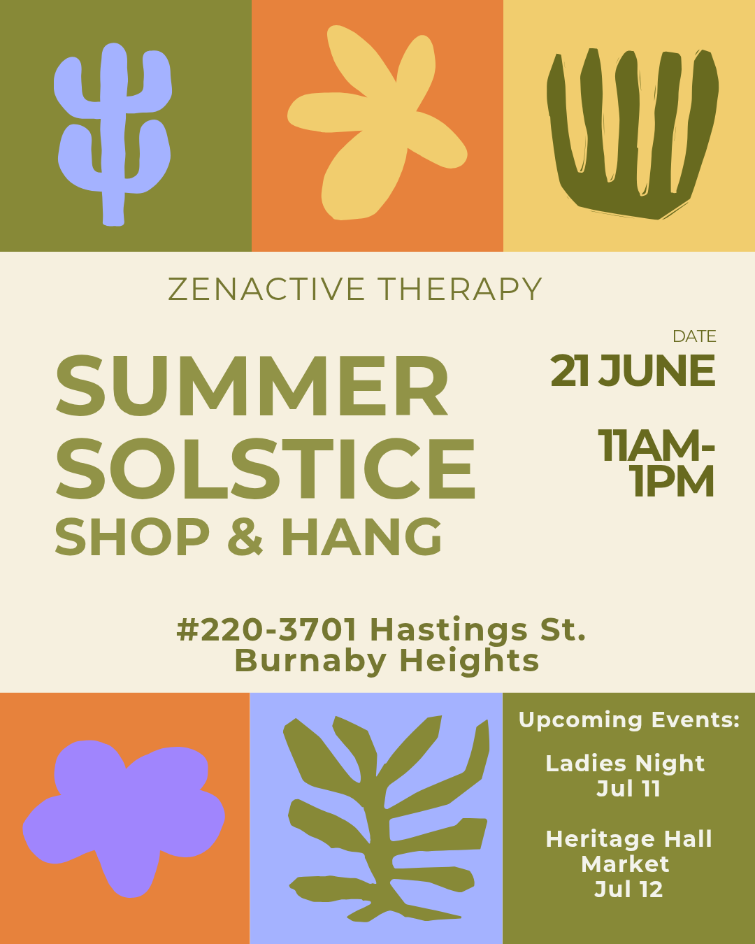 Summer Solstice Shop &amp; Hang
