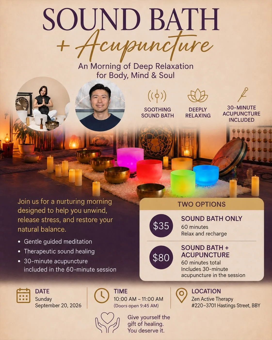 Sound Bath &amp; Acupuncture Class