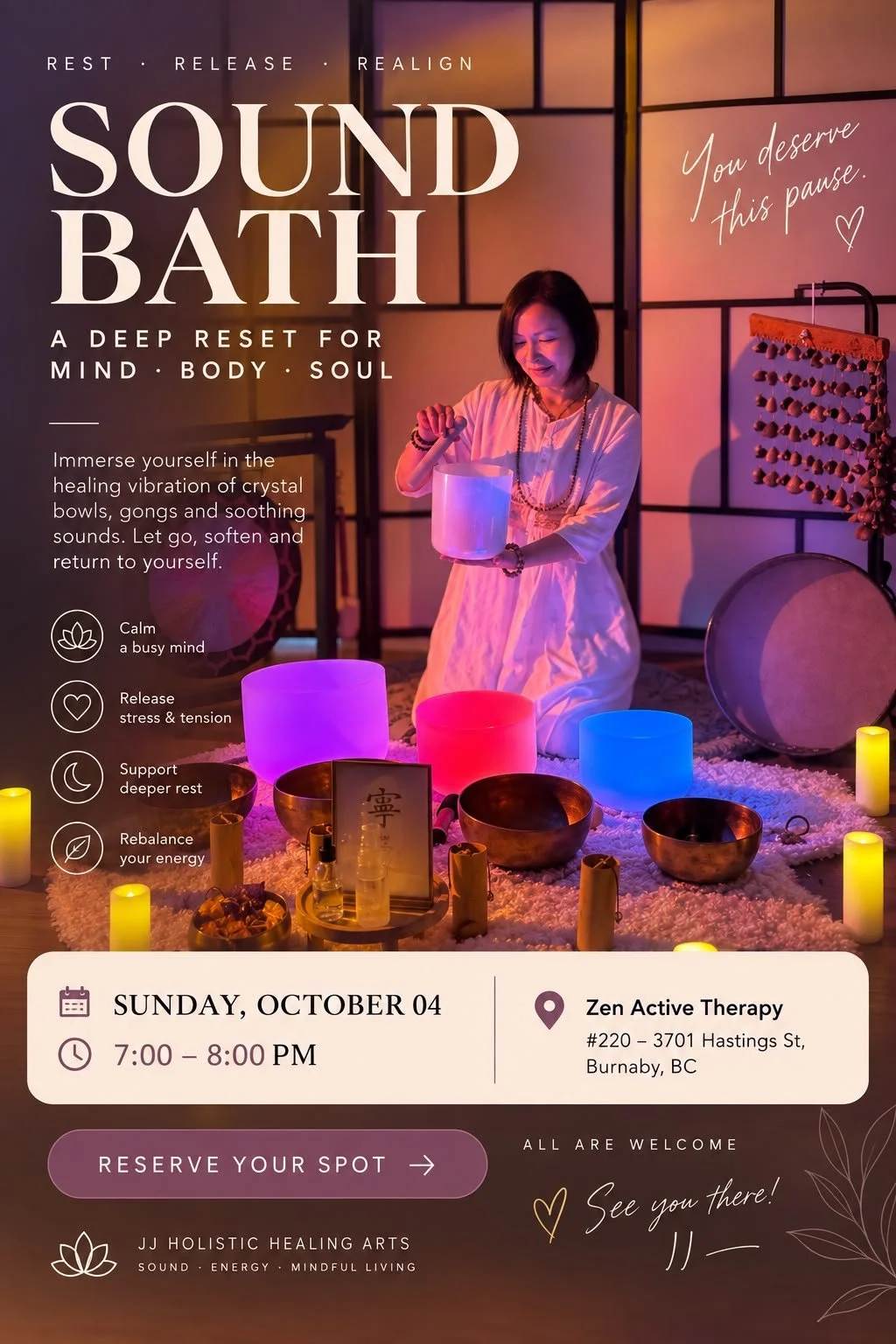 Oct 4th - Sound Bath &amp; Meditation