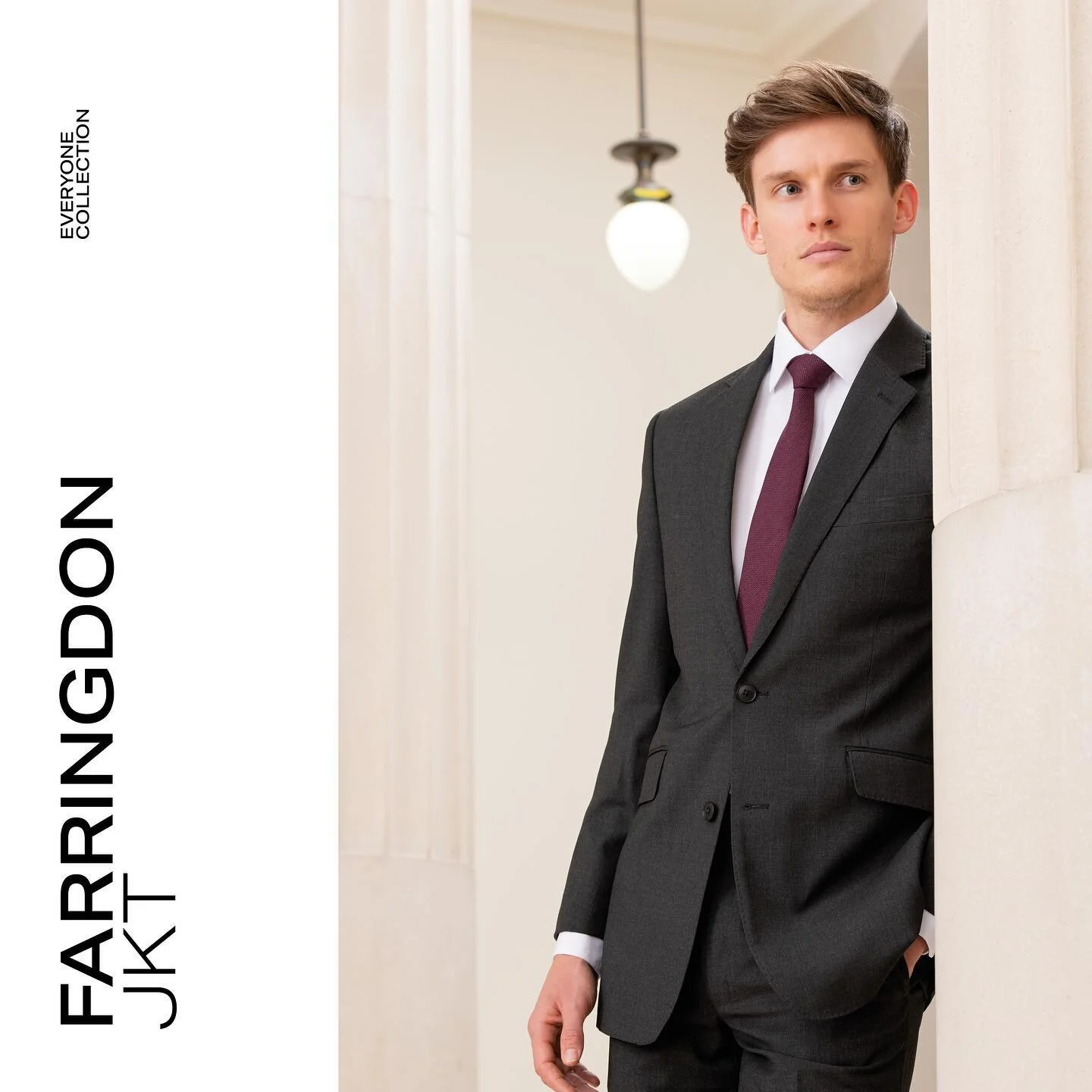 The Farringdon Tailored Fit Jacket has a tailored fit yet still allowing for ease of movement and comfort throughout the working day. Wear with the Everyone Collection Harrow Trousers or Easy Waist Putney Trousers. Available in 3 different colours. T