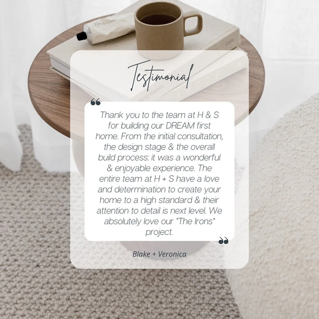 Words from our client | The Irons, Blake + Veronica ✨