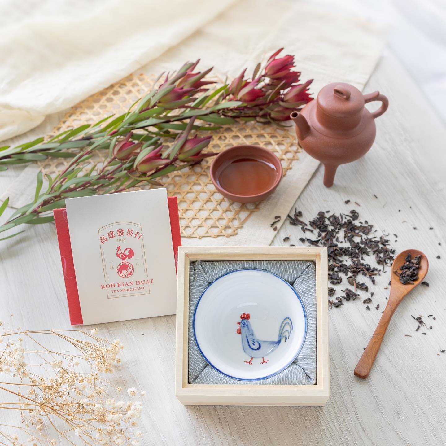 We&rsquo;re excited to launch our very own KKH porcelain teacups❣️Handpainted by local artisans in the porcelain capital of Jingdezhen with our very own &ldquo;lucky rooster&rdquo; emblem 🧡

Teacup is sold individually or in a pinewood giftbox set w