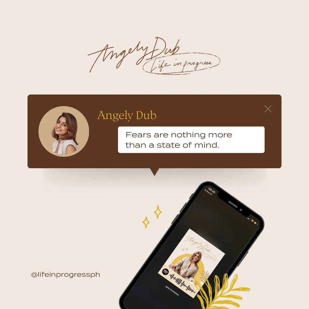 Our fears are a state of mind that we can gain control over ✨ Don’t be afraid to go for your dreams, embrace uncertainty 🤍
#lifeinprogressph #lifeinprogresspodcast