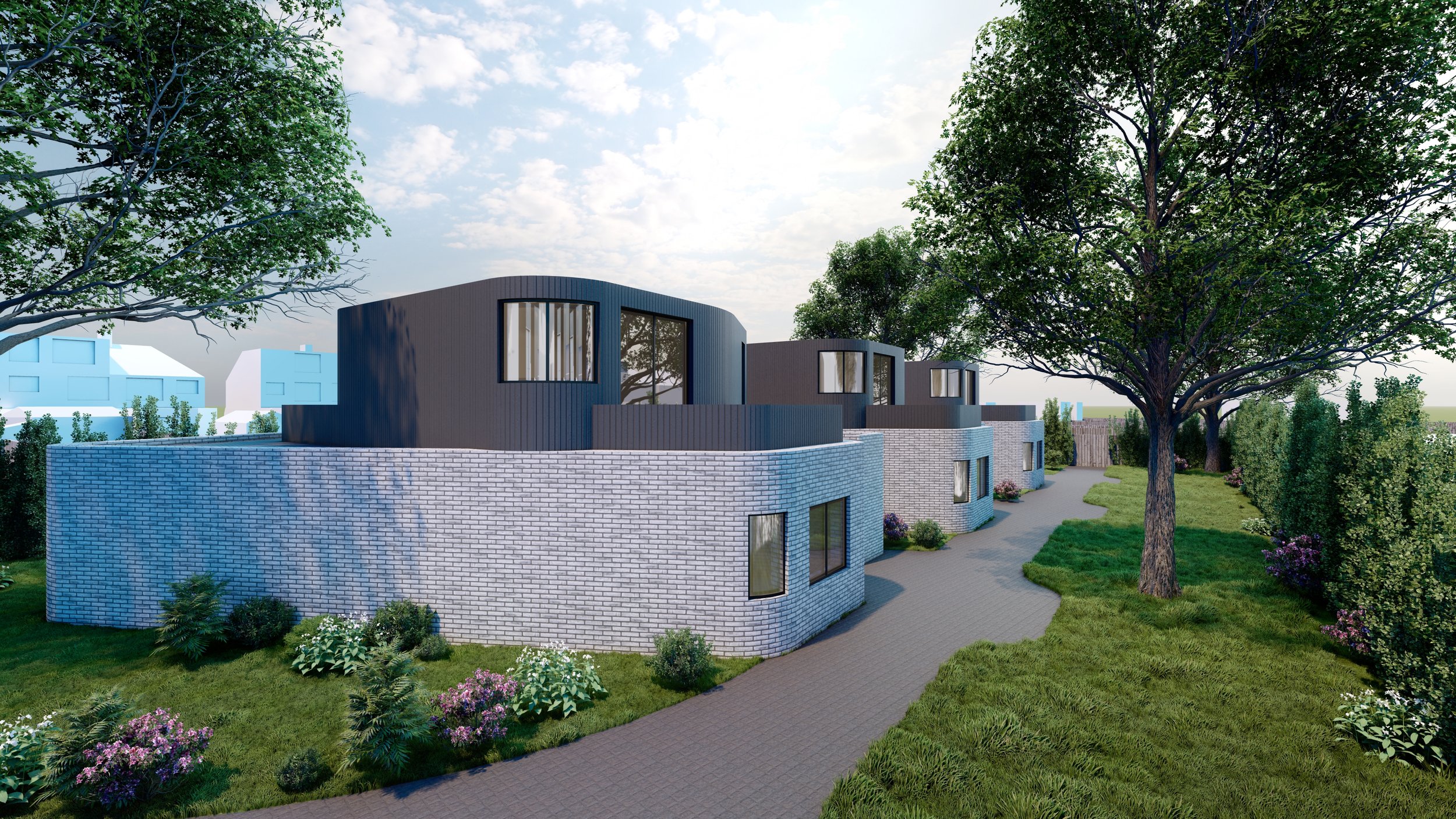 3 x 3 Bedroom Mews House - Chingford - due for Planning Submission - Aug 2024