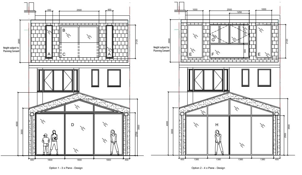 Rear & Dormer Loft Conversion - Redbridge - Elevation Test - due for completion Spring 2023