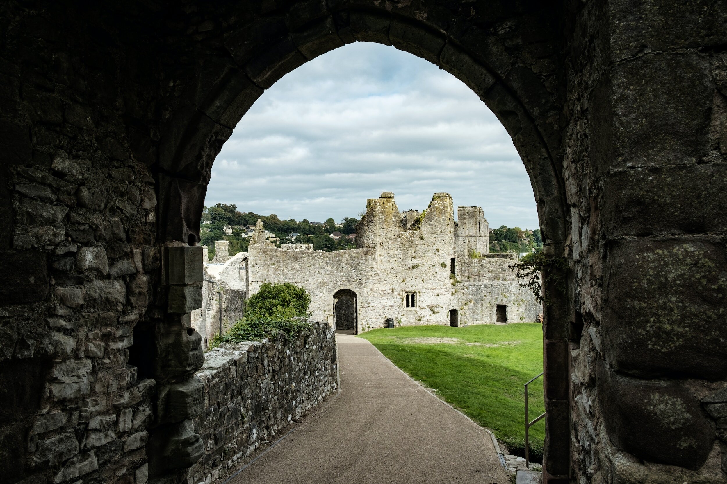 Chepstow castle; home of William Marshal.