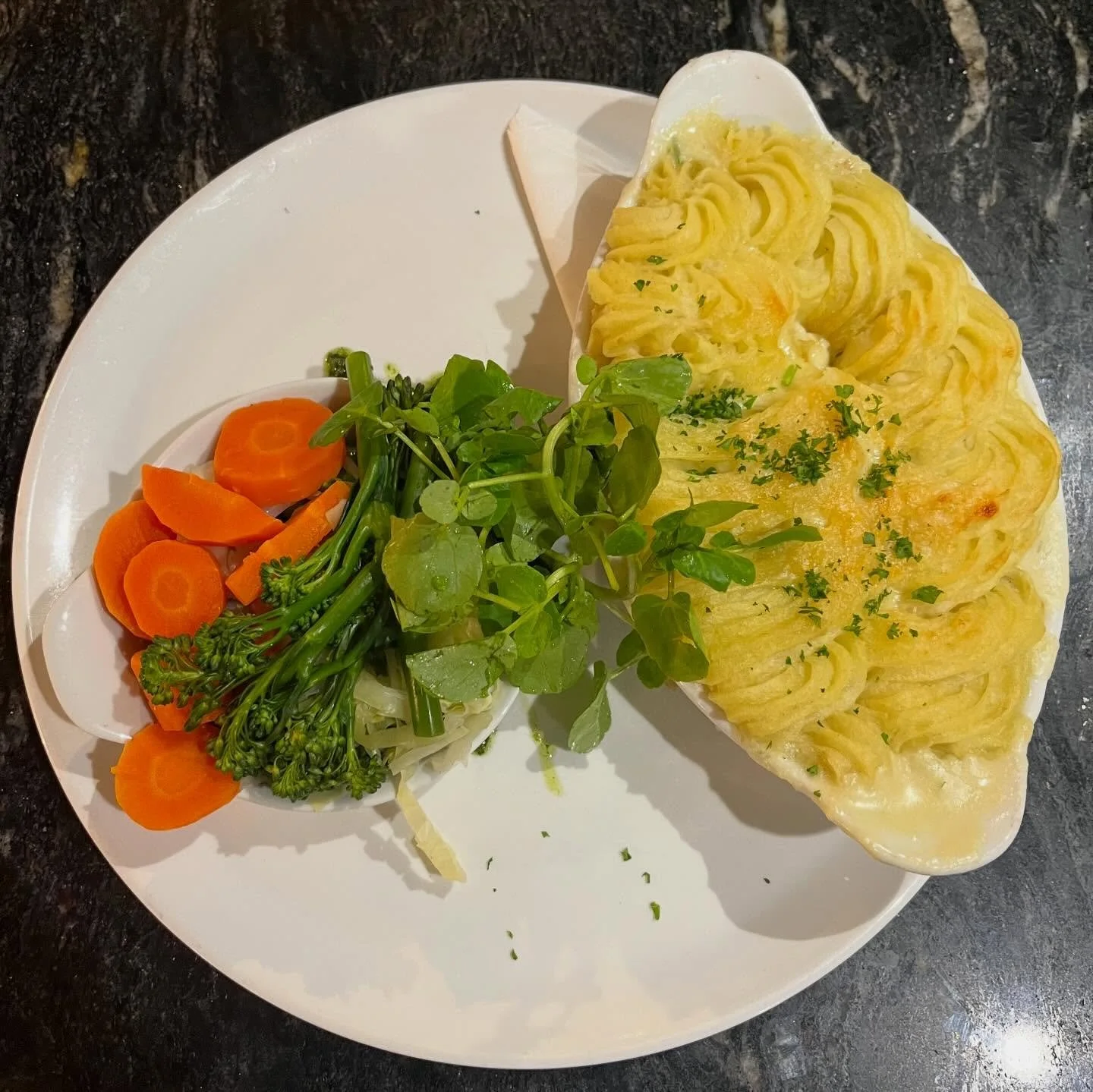 Classic fish pie, perfect comfort food for this cold snap!