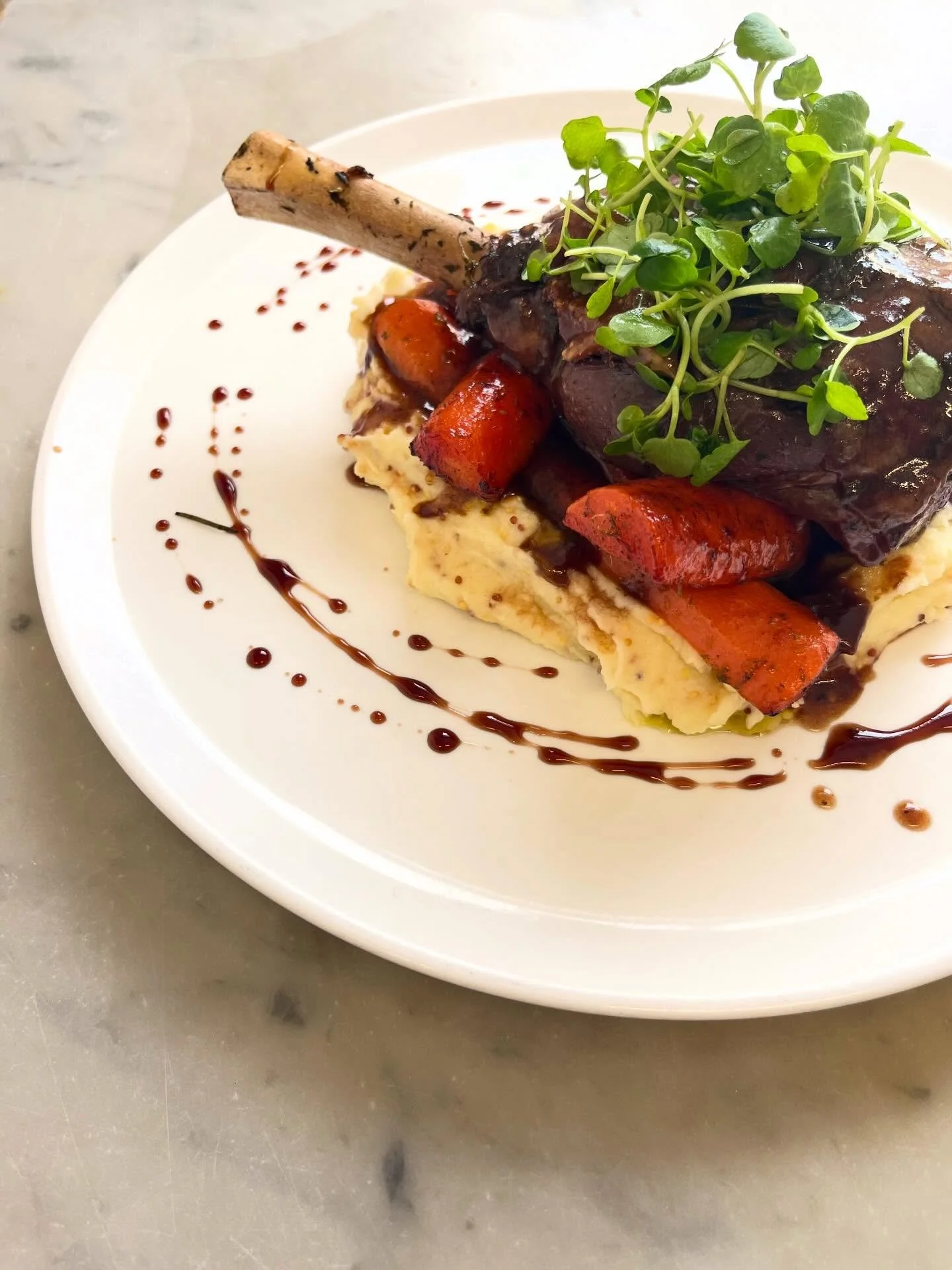 Lamb shank flying out the kitchen today, looking mouth watering good!