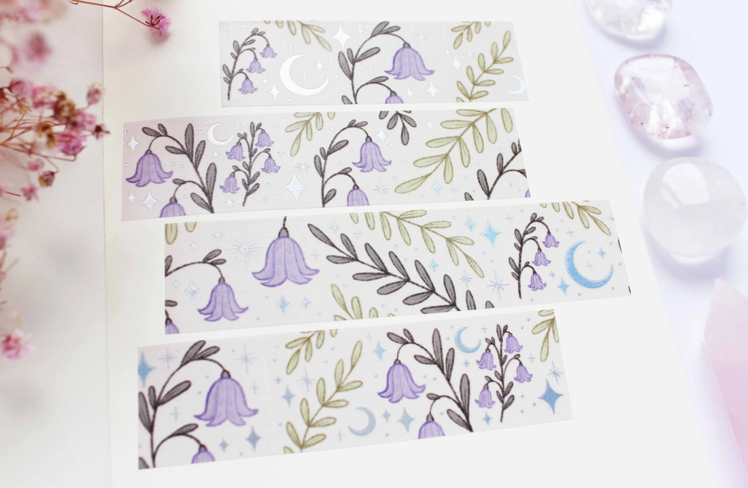 Bluebell 2 Washi Tape, Sticker Sheet, Bullet Journal, Planner, Bujo, Scrapbook, Sticker, Stationery, Paper, Washi, Witchy, Halloween, MArigona Suli Magical, Witch, Magic copy.jpg