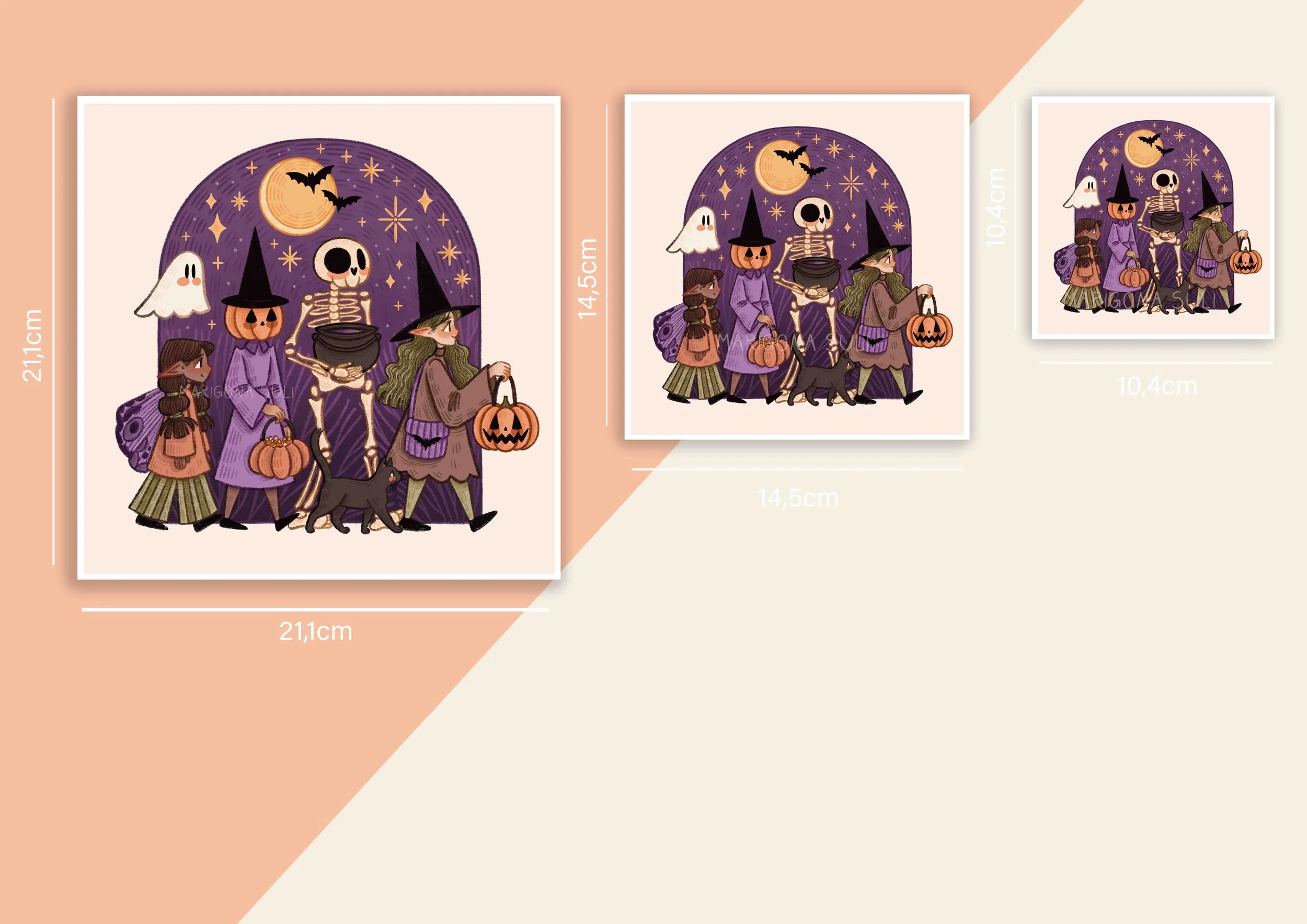 Spooky Trick Or Treaters Print 2.jpg
