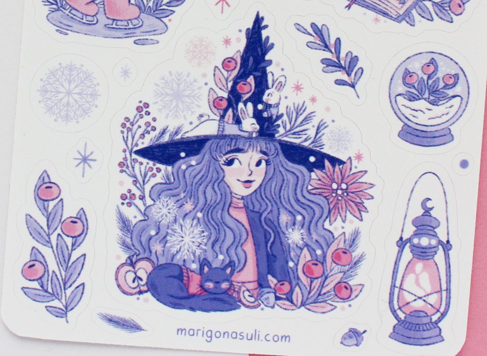 Divination Sticker Sheet — Marigona Suli
