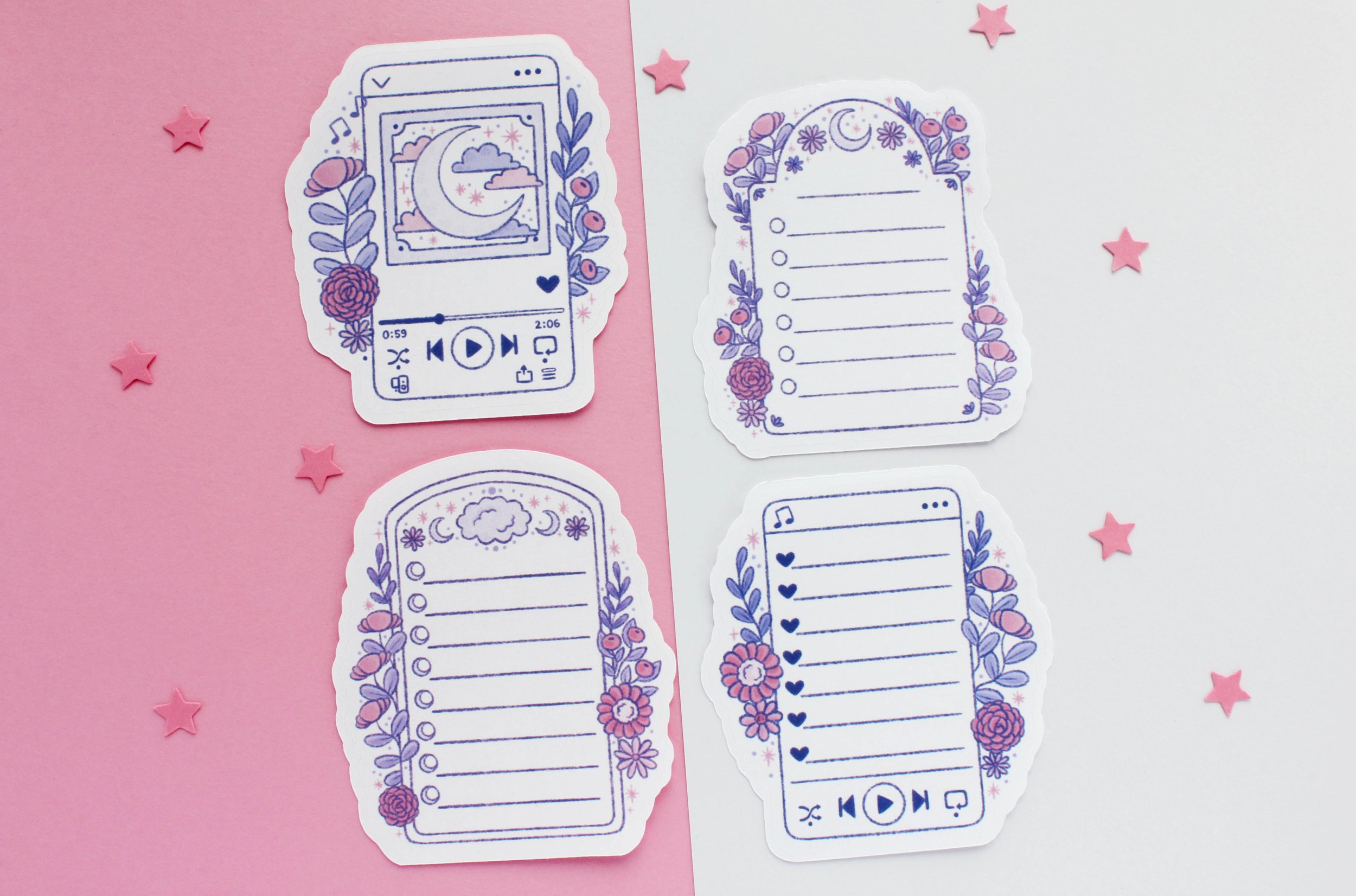 Small Notes Sticker Pack — Marigona Suli
