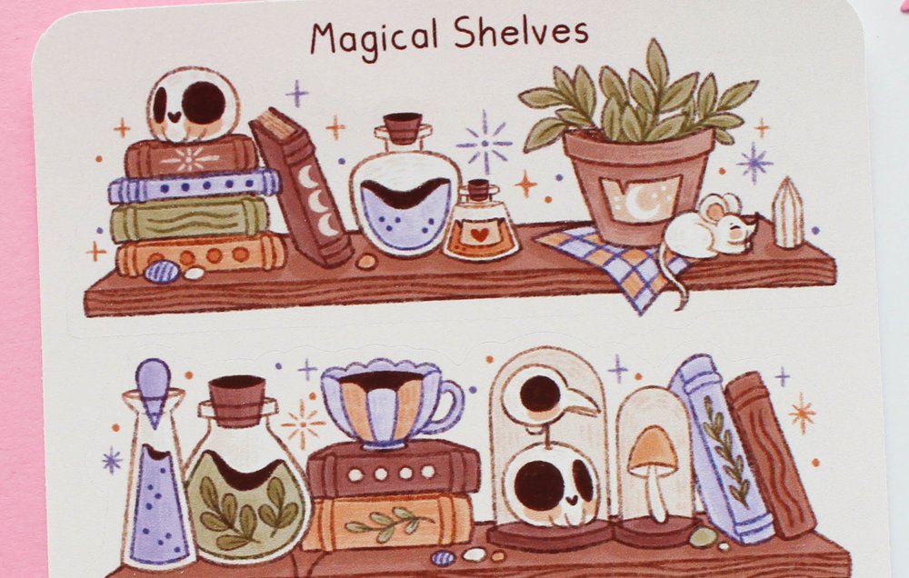 Witchy Sticker Sheet — Marigona Suli