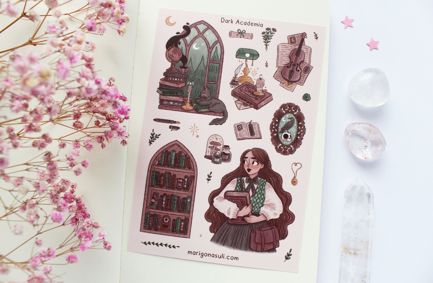 Spring Flowers Sticker Sheet — Marigona Suli