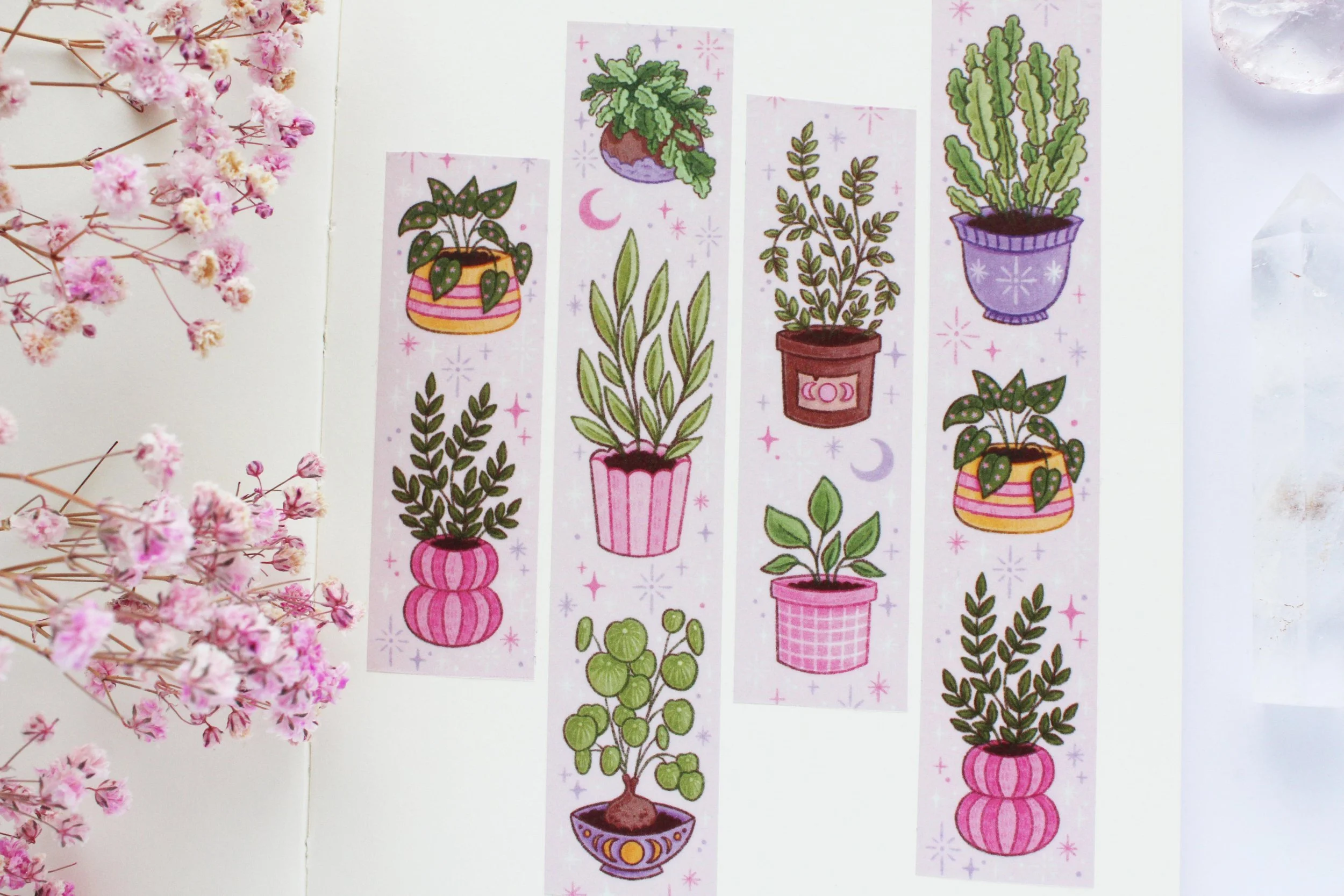 Magical Plants 2 Washi Tape , Bullet Journal, Planner, Bujo, Scrapbook, Sticker, Stationery, Paper, Washi, Witchy, Halloween, MArigona Suli Magical, Witch, Magic copy.jpg