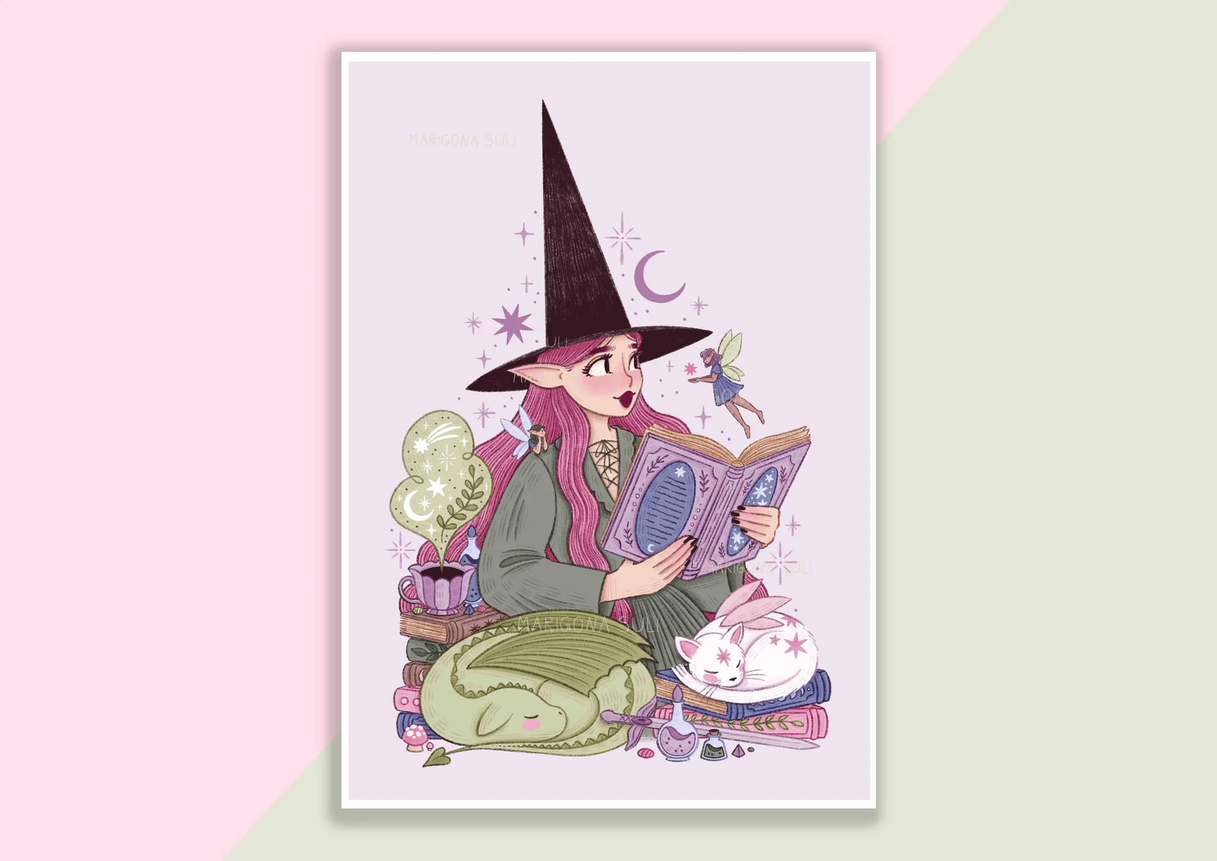 Fairy Tale Witch Print