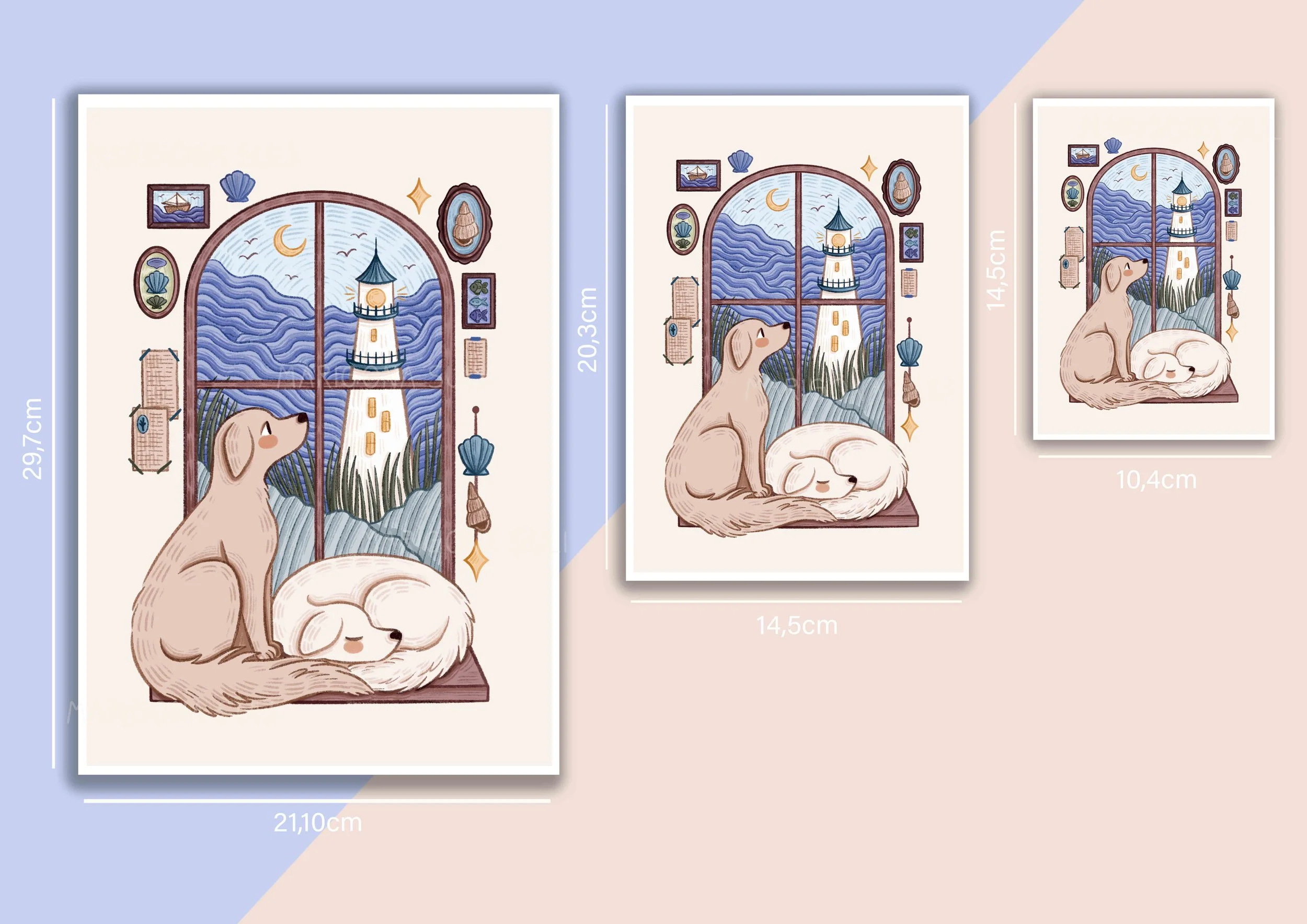 The Lighthouse Keepers Dogs Prints Different Sizes .jpg