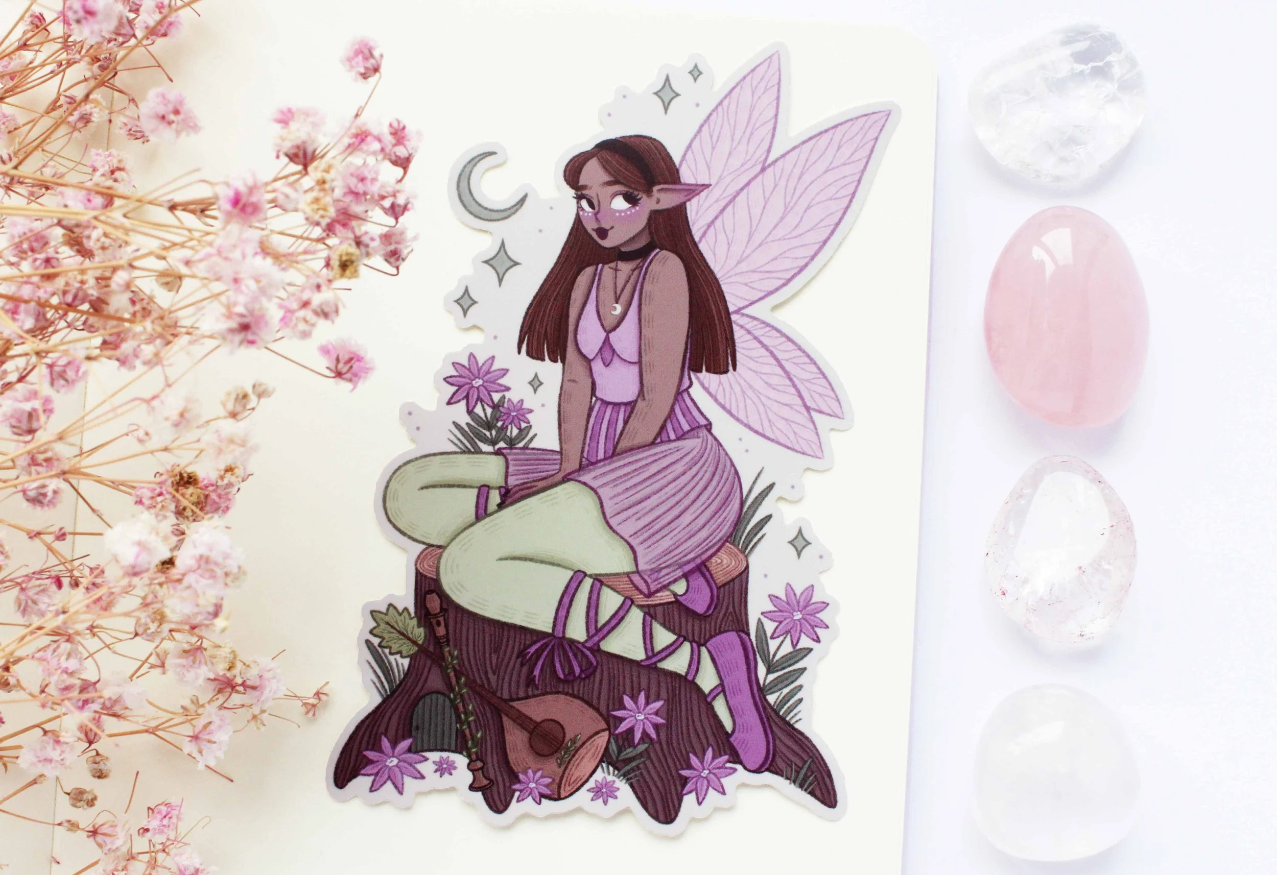 Fairy Hazel Single Sticker, Sticker Sheet, Bullet Journal, Planner, Bujo, Scrapbook, Sticker, Stationery, Paper, Washi, Witchy, Halloween, MArigona Suli Magical, Witch, Magic copy.jpg