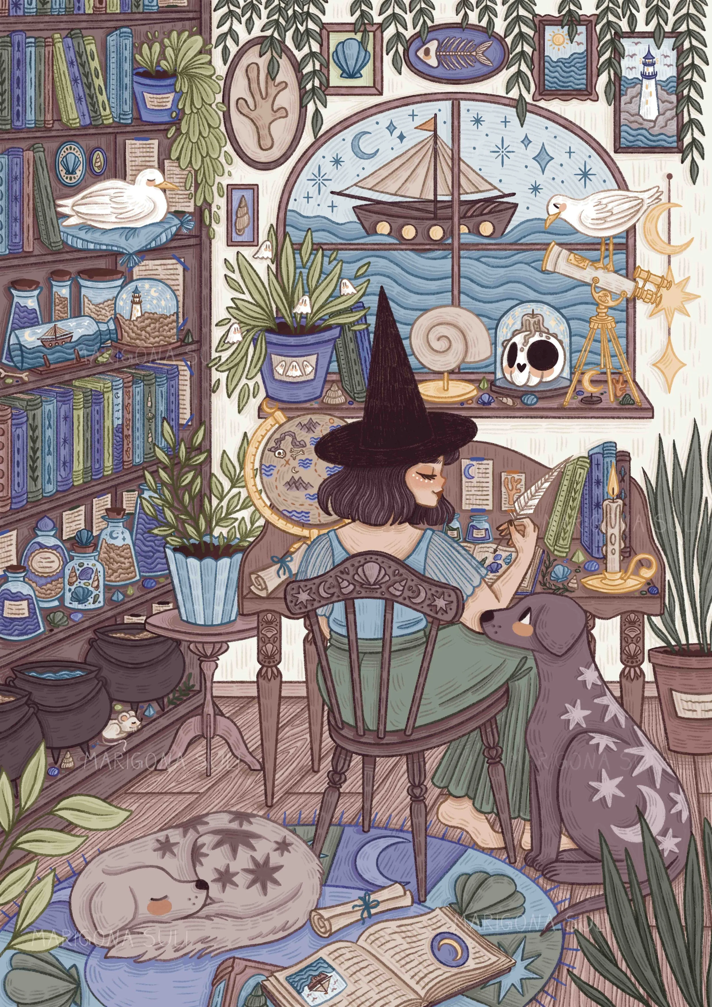 The_Sea_Witch_At Her Desk small.jpg