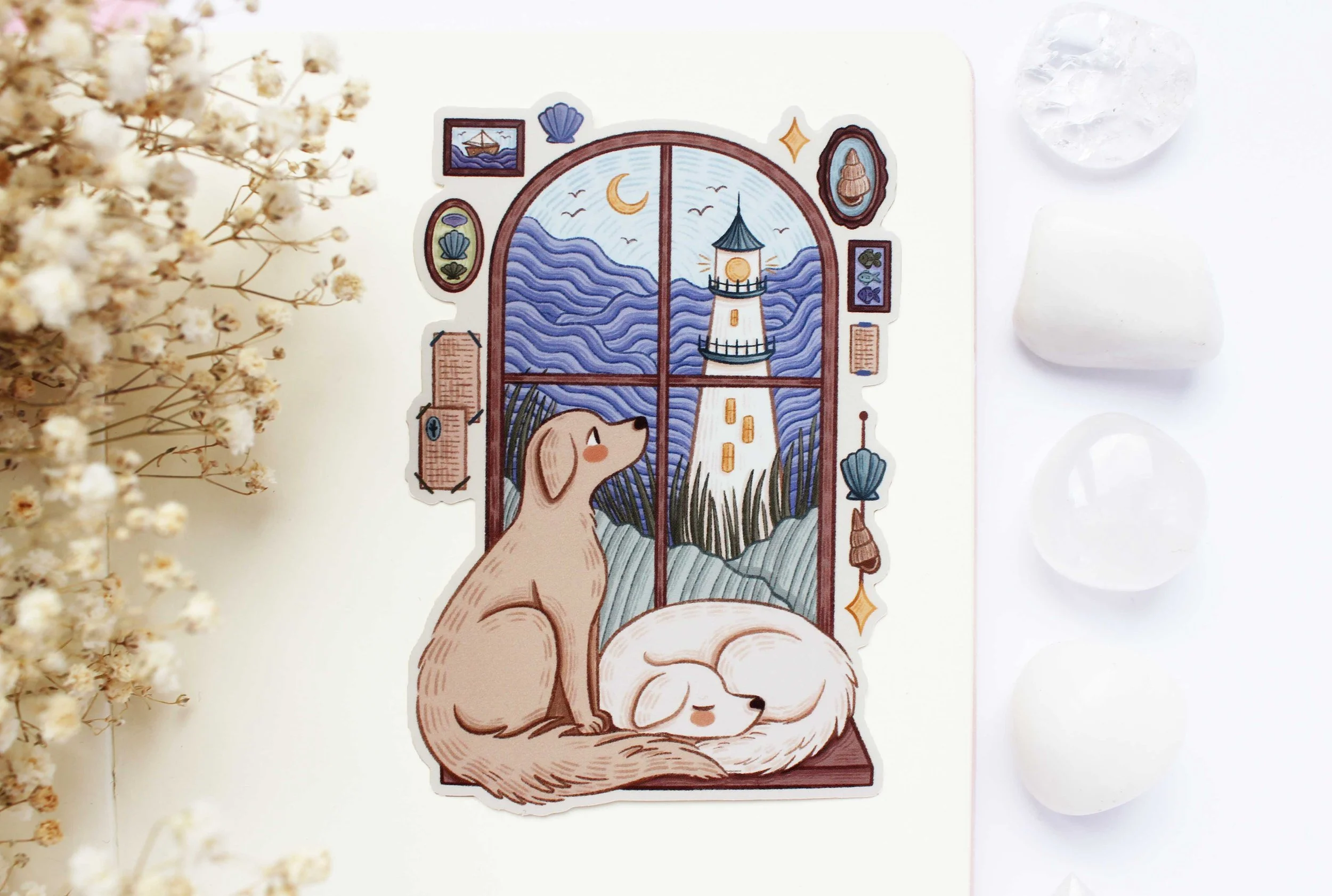 The Lighthouse Keepers Dogs Waterproof Matt Vinyl Sticker
