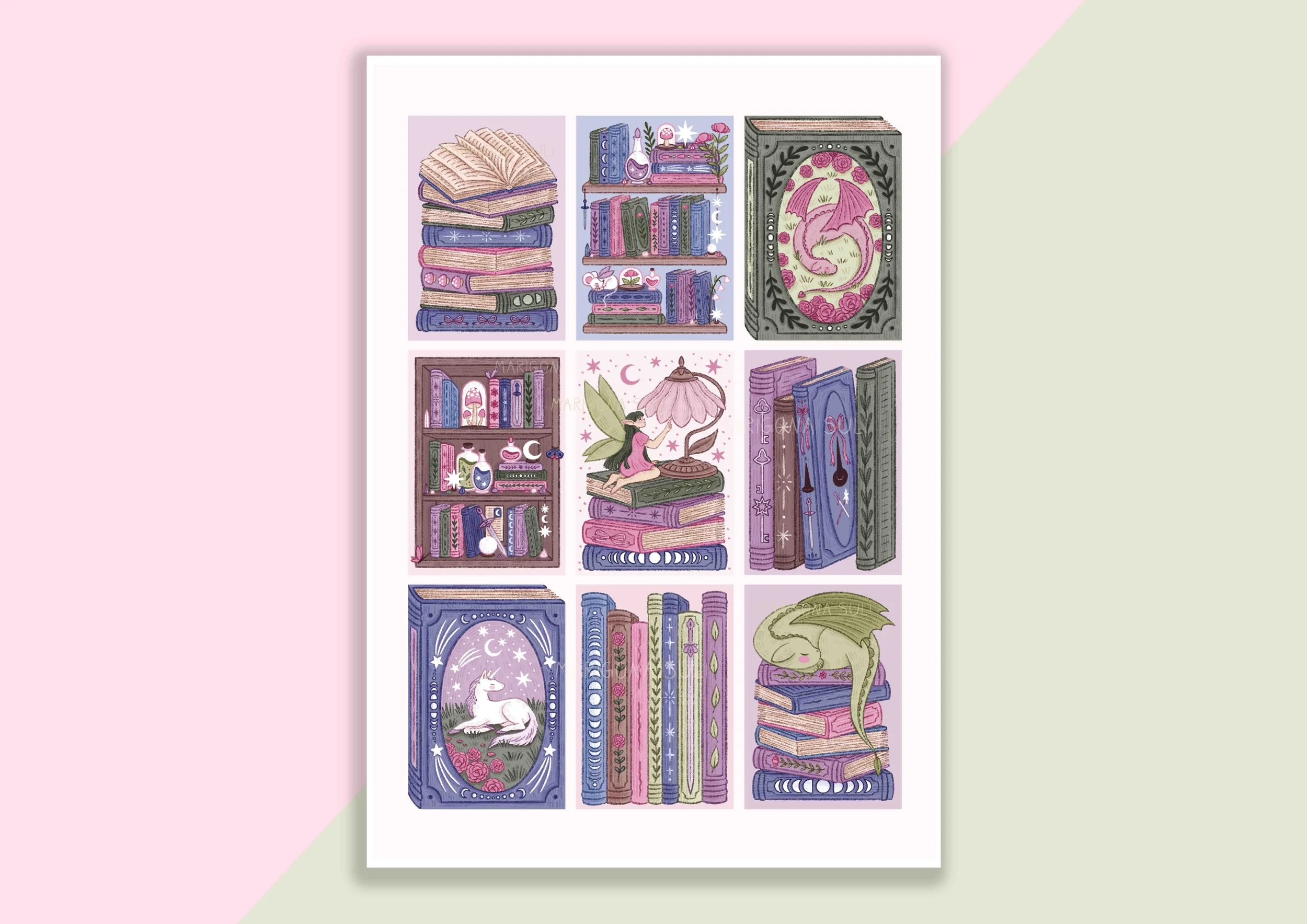 Fairy Tale Books Print